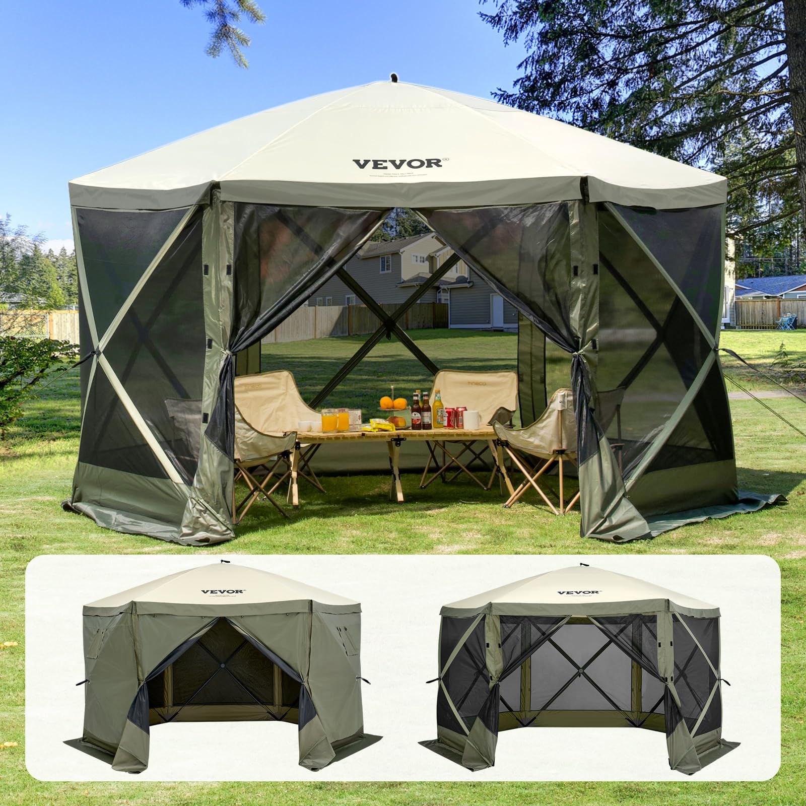 VEVOR 12x12 Pop-Up Gazebo Tent