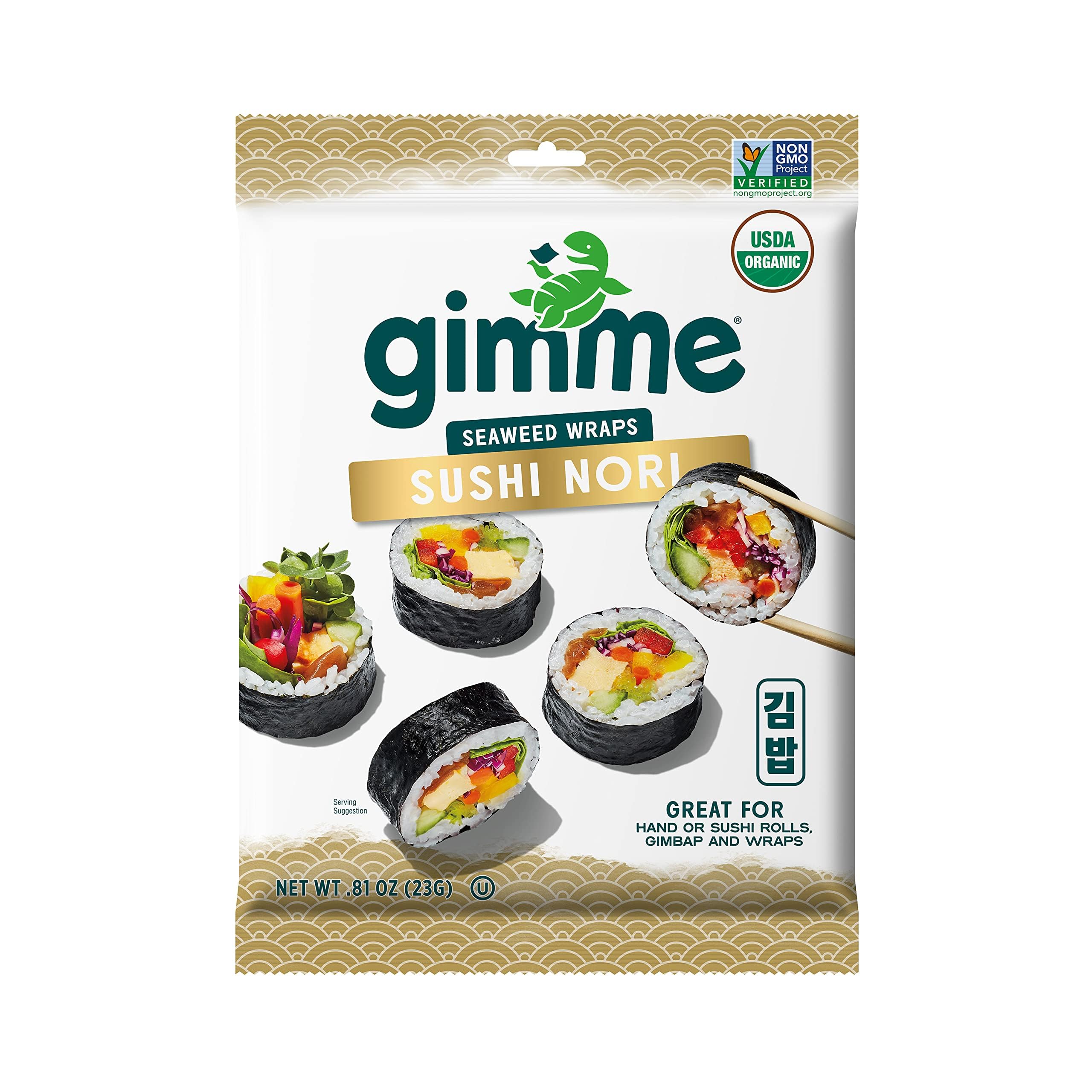 Gimme Seaweed Organic Nori (9 sheets)