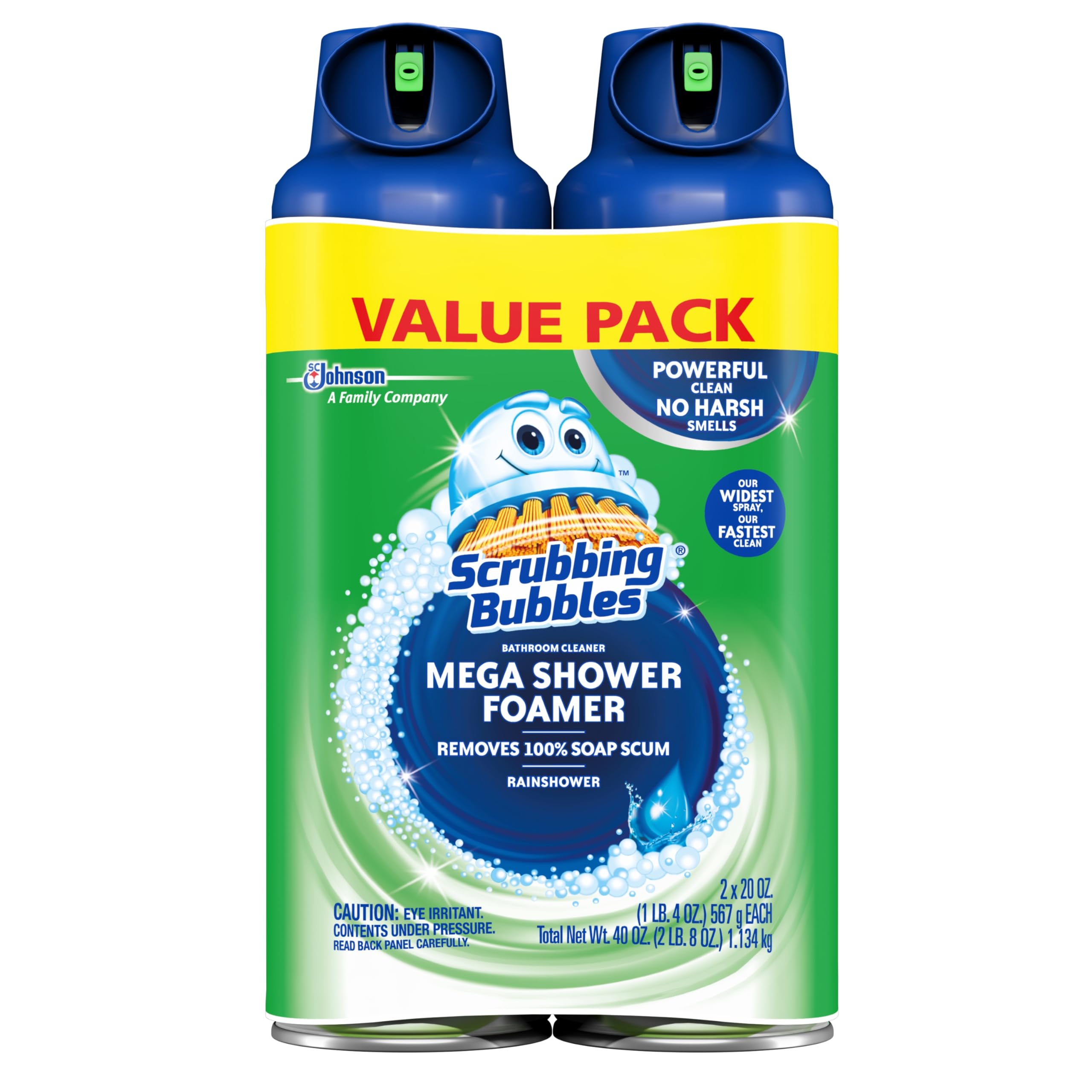 Scrubbing Bubbles Mega Bathroom and Shower Foamer — Rainshower