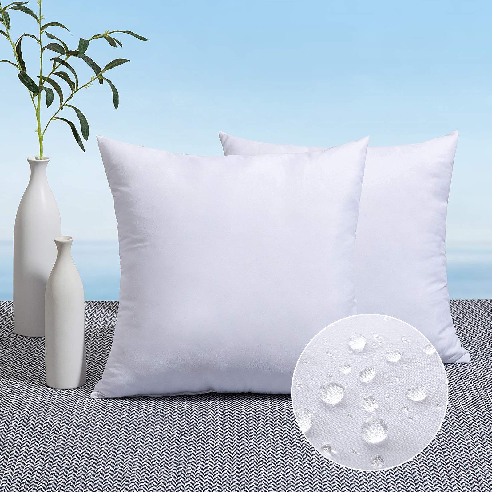 MIULEE Outdoor Pillow Inserts