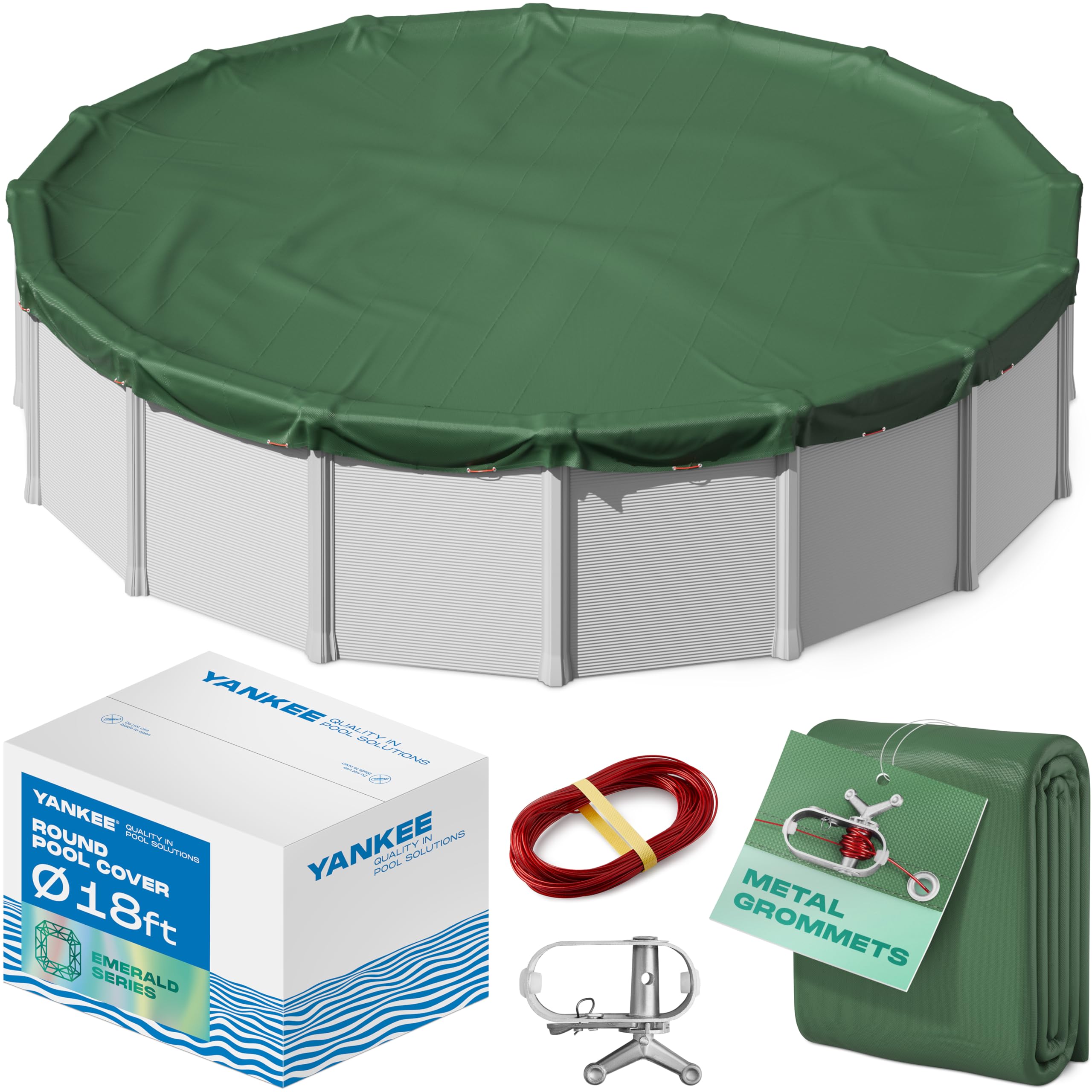 Yankee Emerald 9 mil Pool Cover (Round 18')
