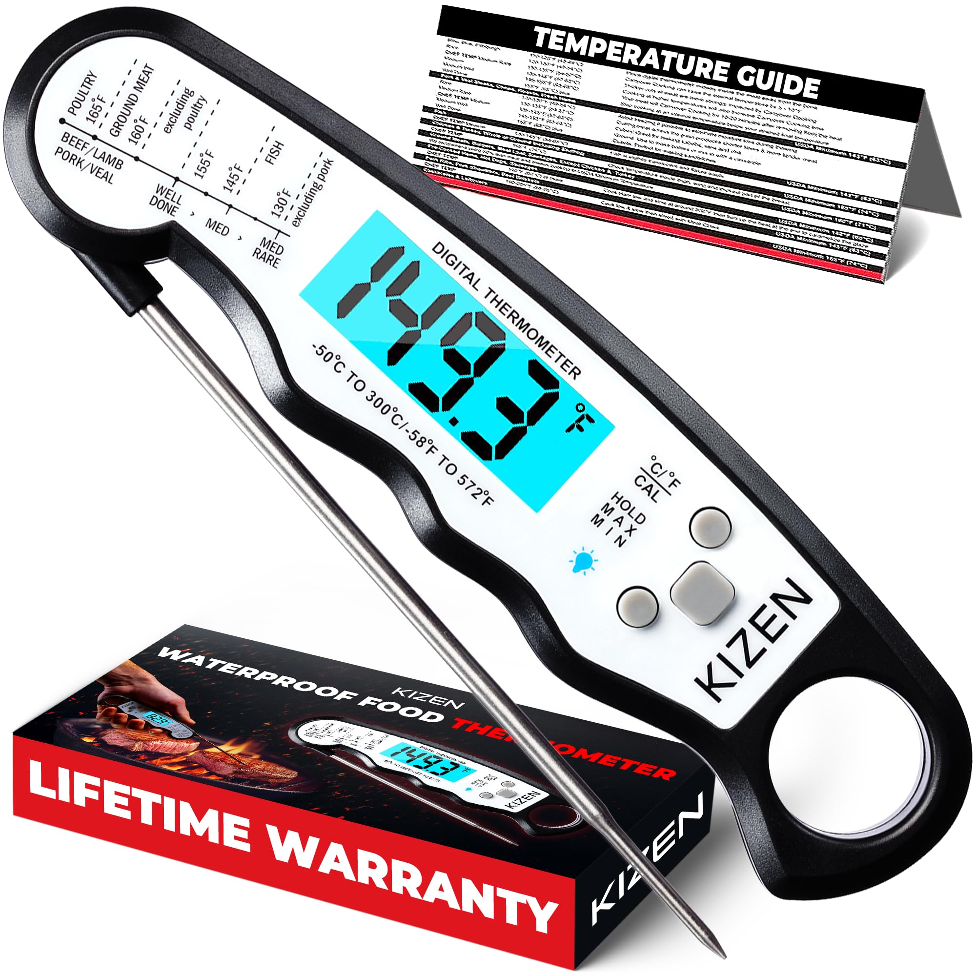KIZEN Instant Read Digital Thermometer