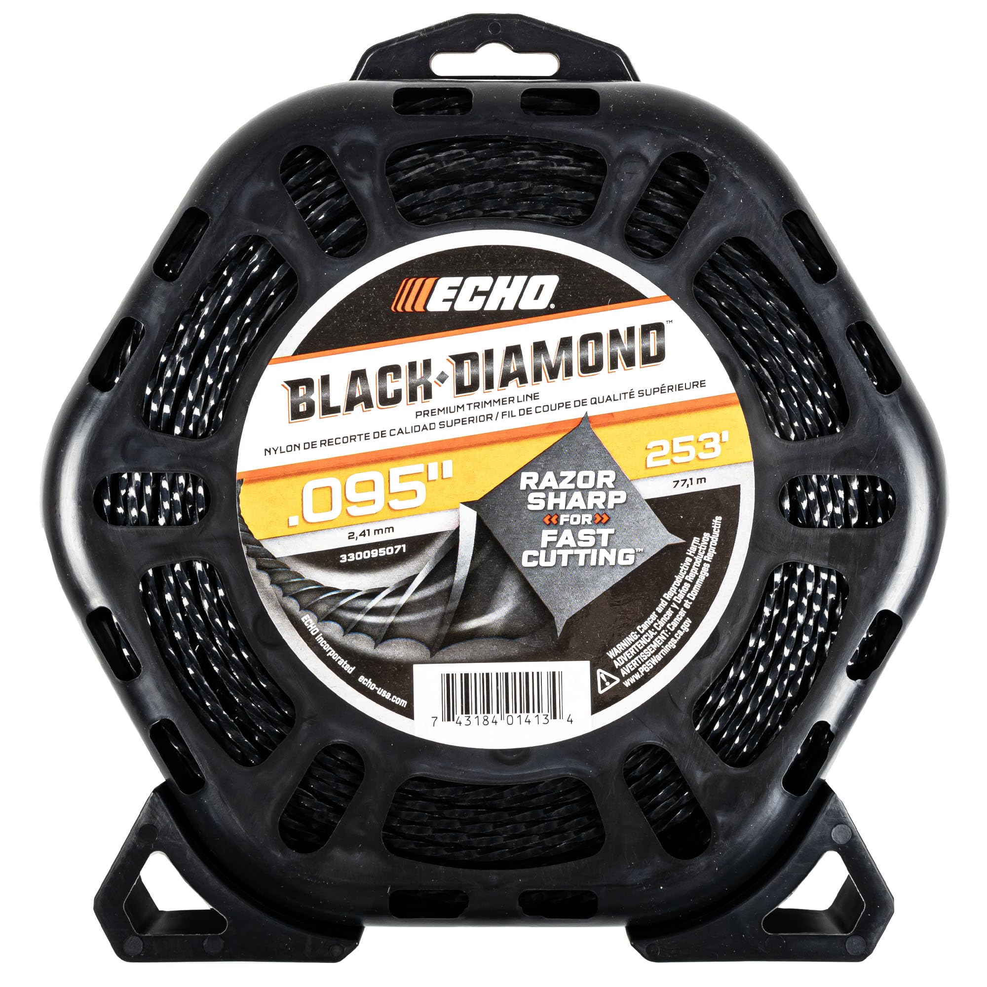 Echo Black Diamond .095 in Twisted Line (Donut)