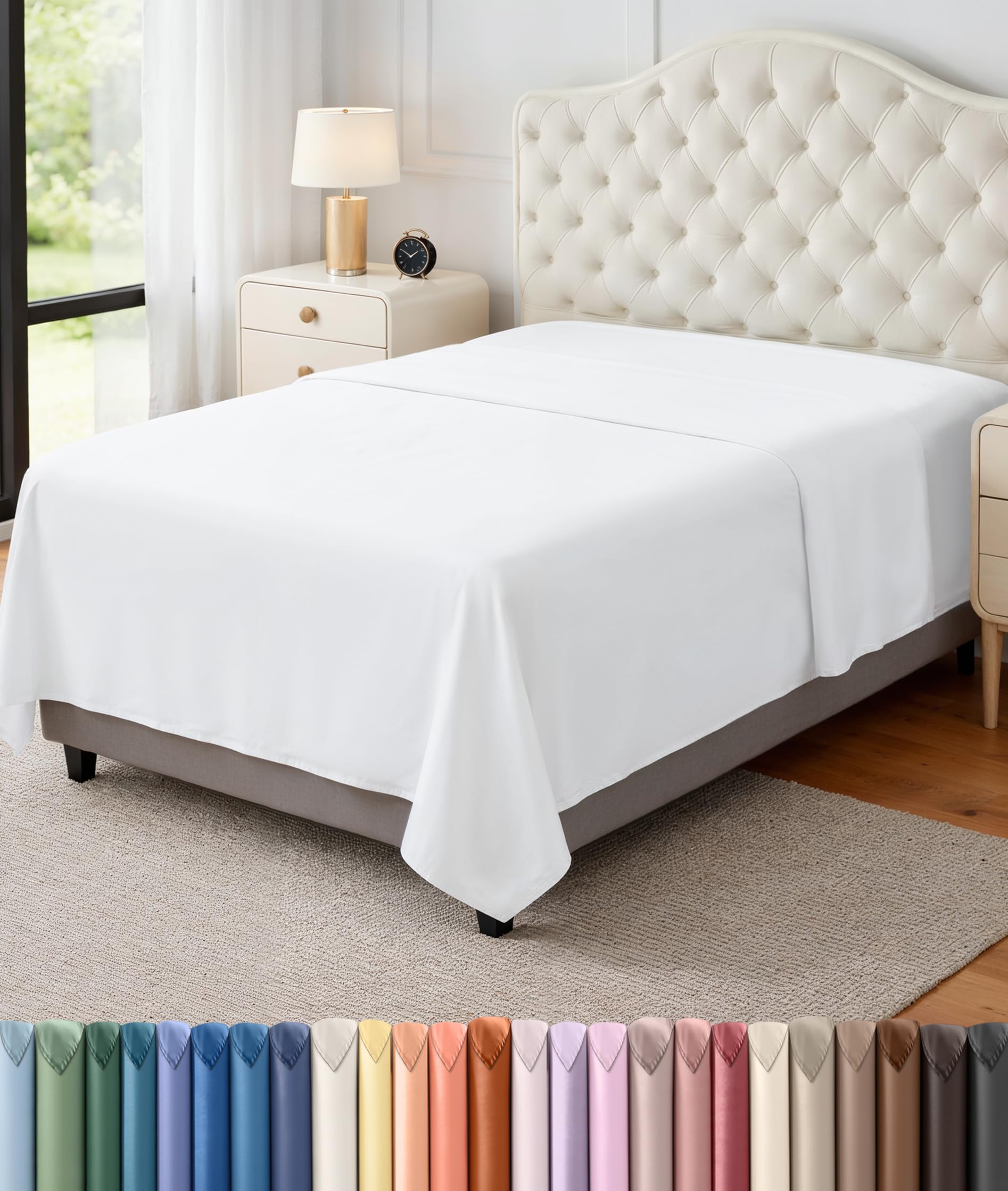 Utopia Bedding Twin Flat Sheet