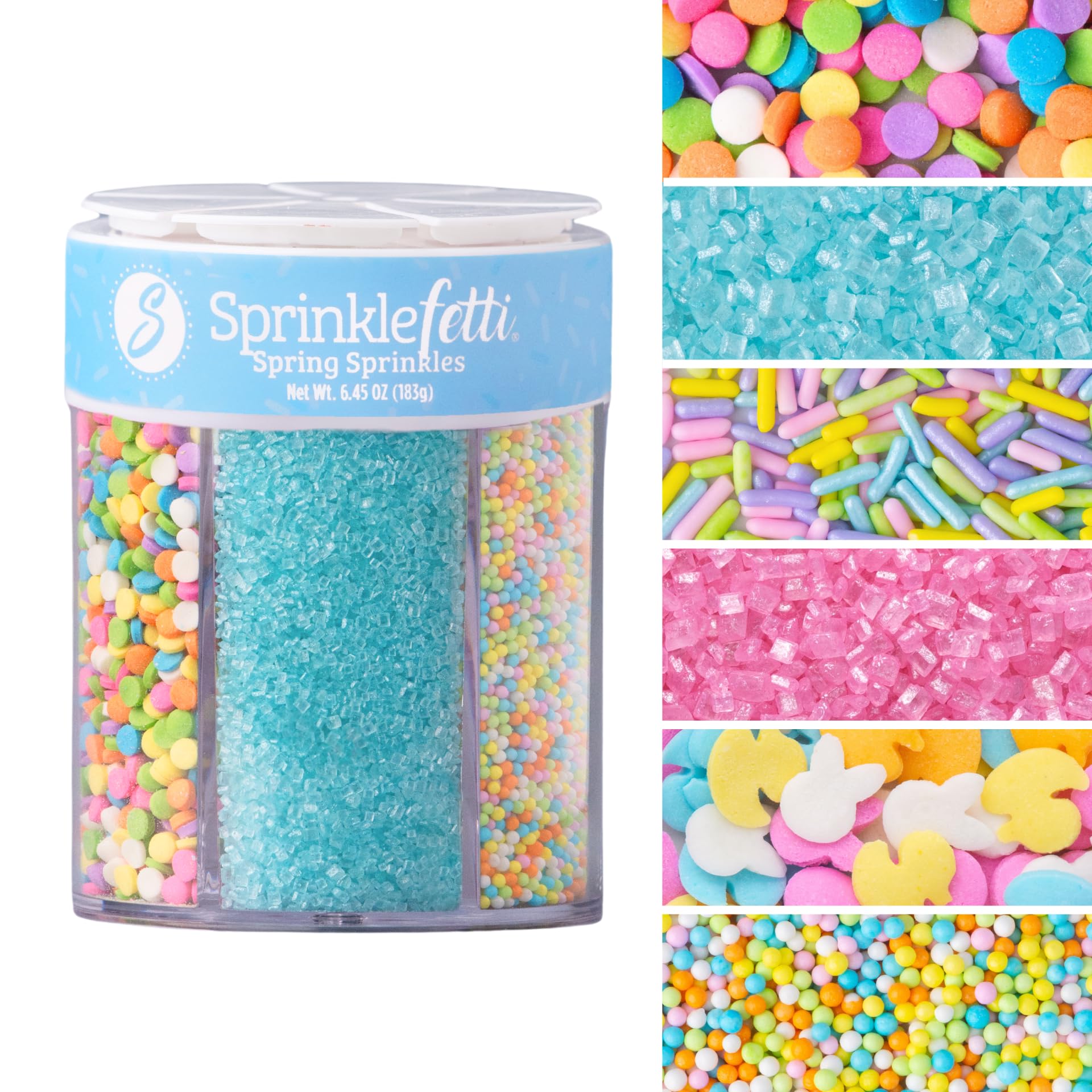 Sweets Indeed Easter 6-Cell Sprinkle Set