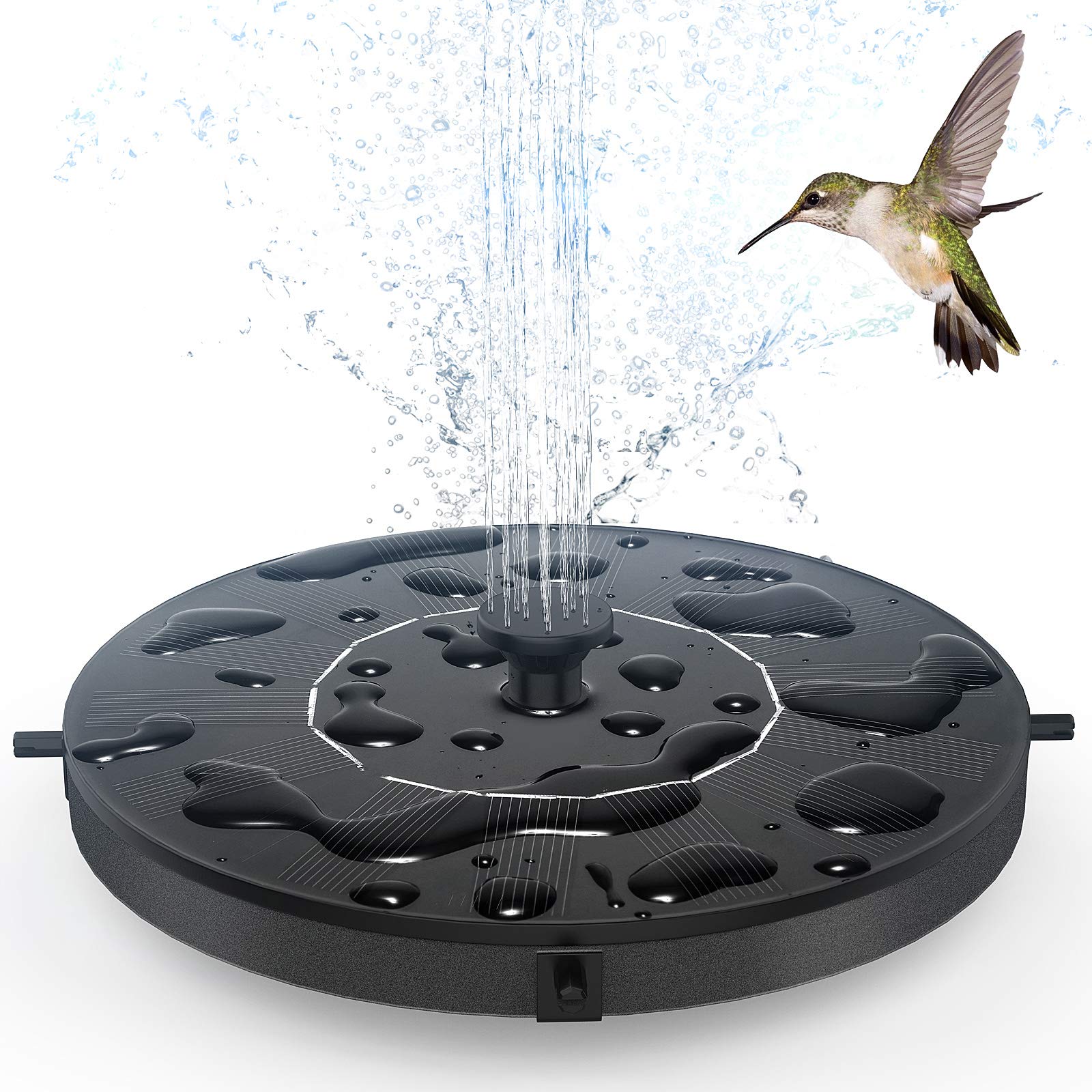 GOLDFLOWER Solar Bird Bath Fountain