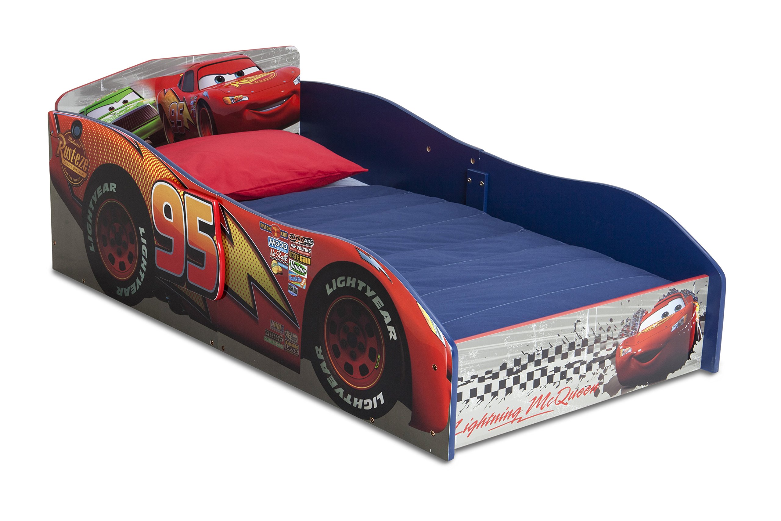 Delta Children Cars Wood Toddler Bed