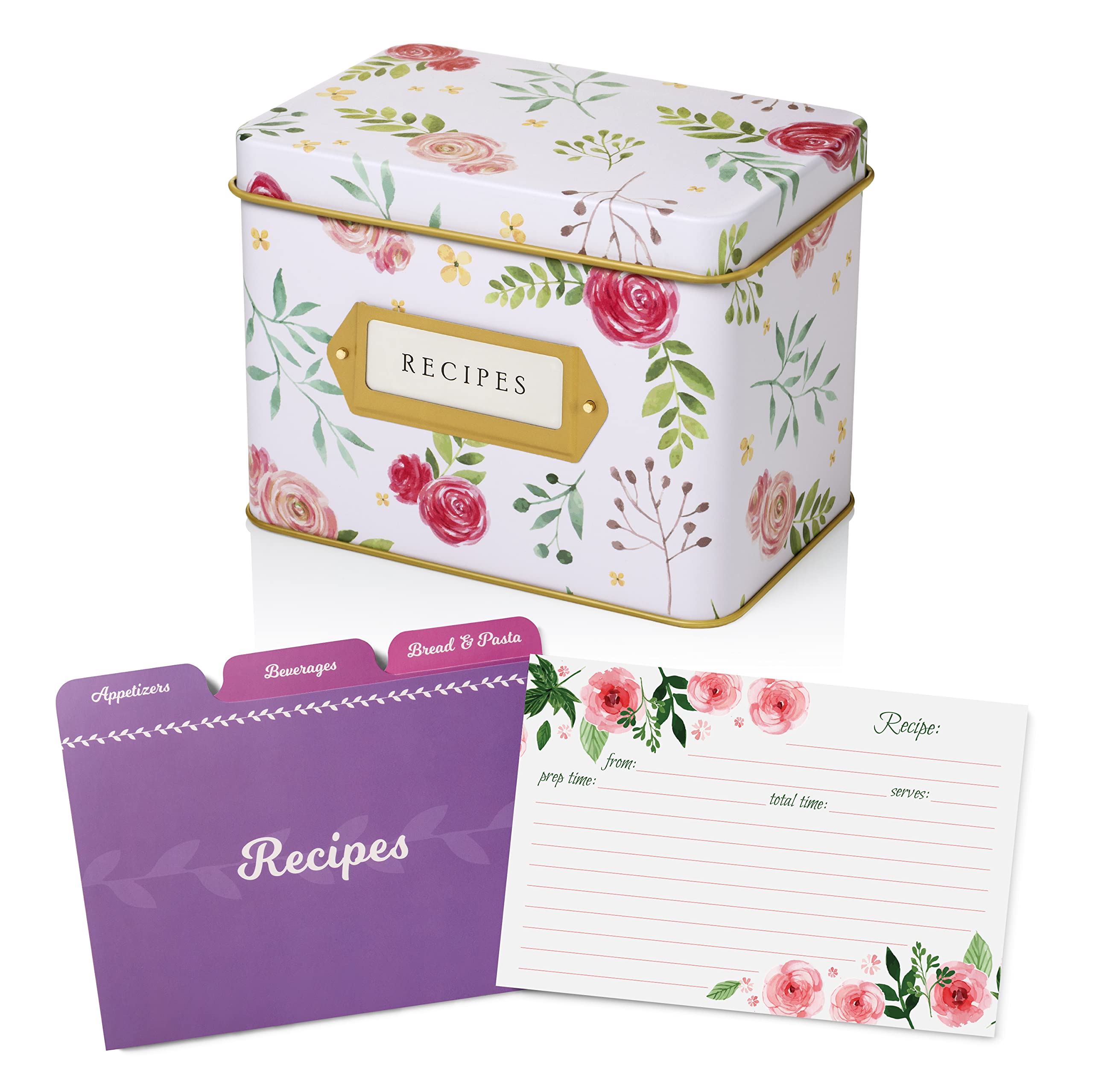 Jot & Mark Recipe Card Tin Box