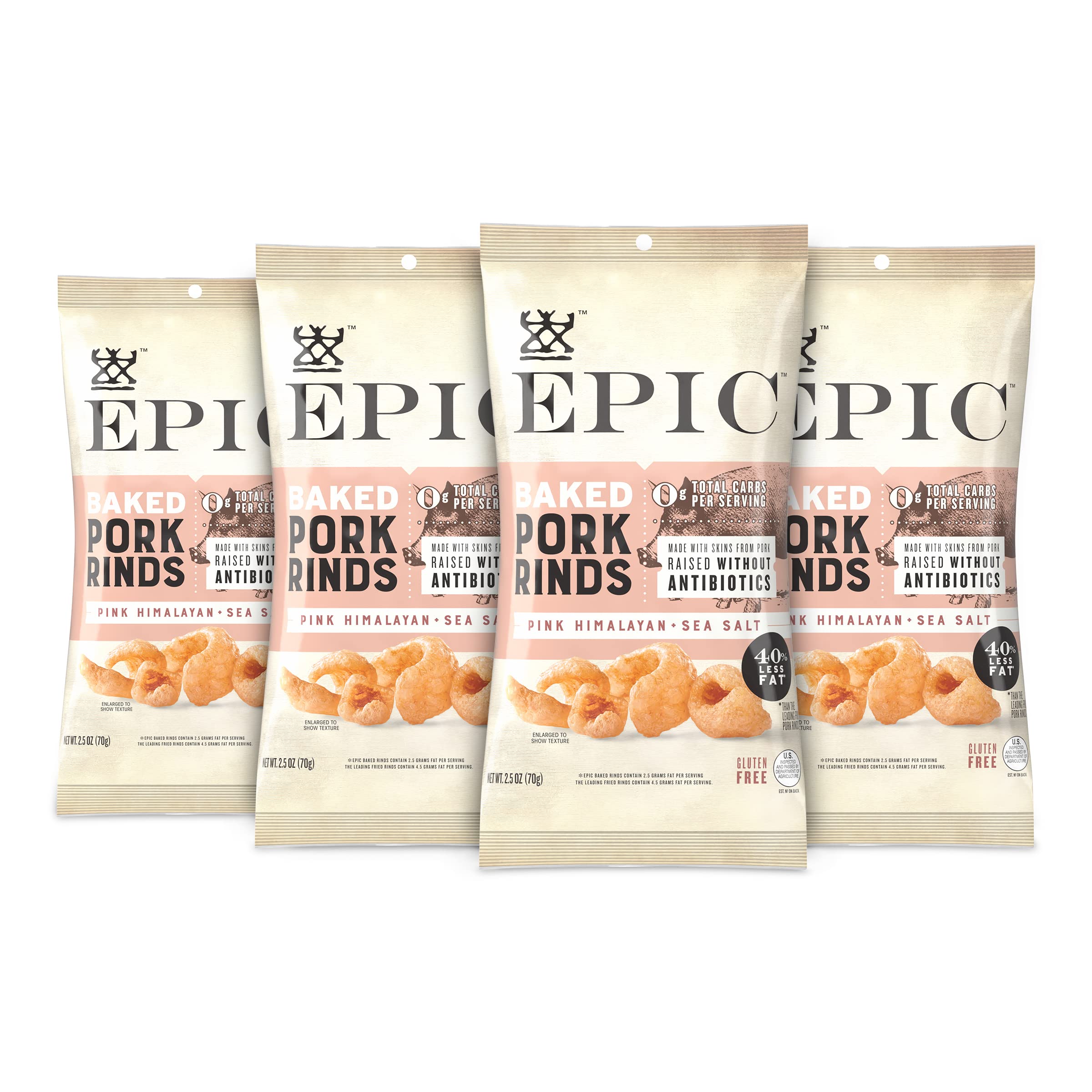 EPIC Pink Himalayan Salt Pork Rinds