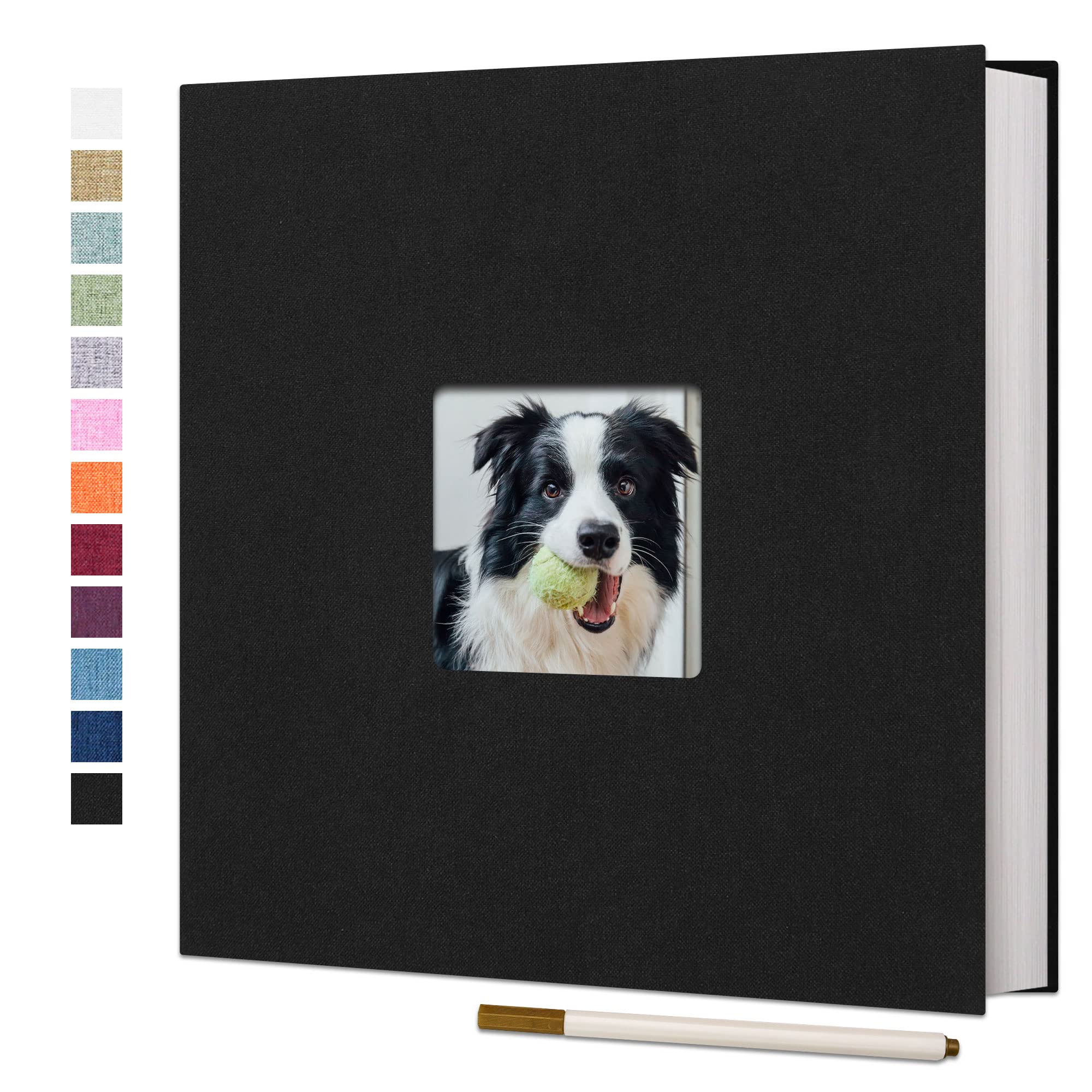 Vienrose Large Self-Adhesive Photo Album (Linen, 40 Pages)