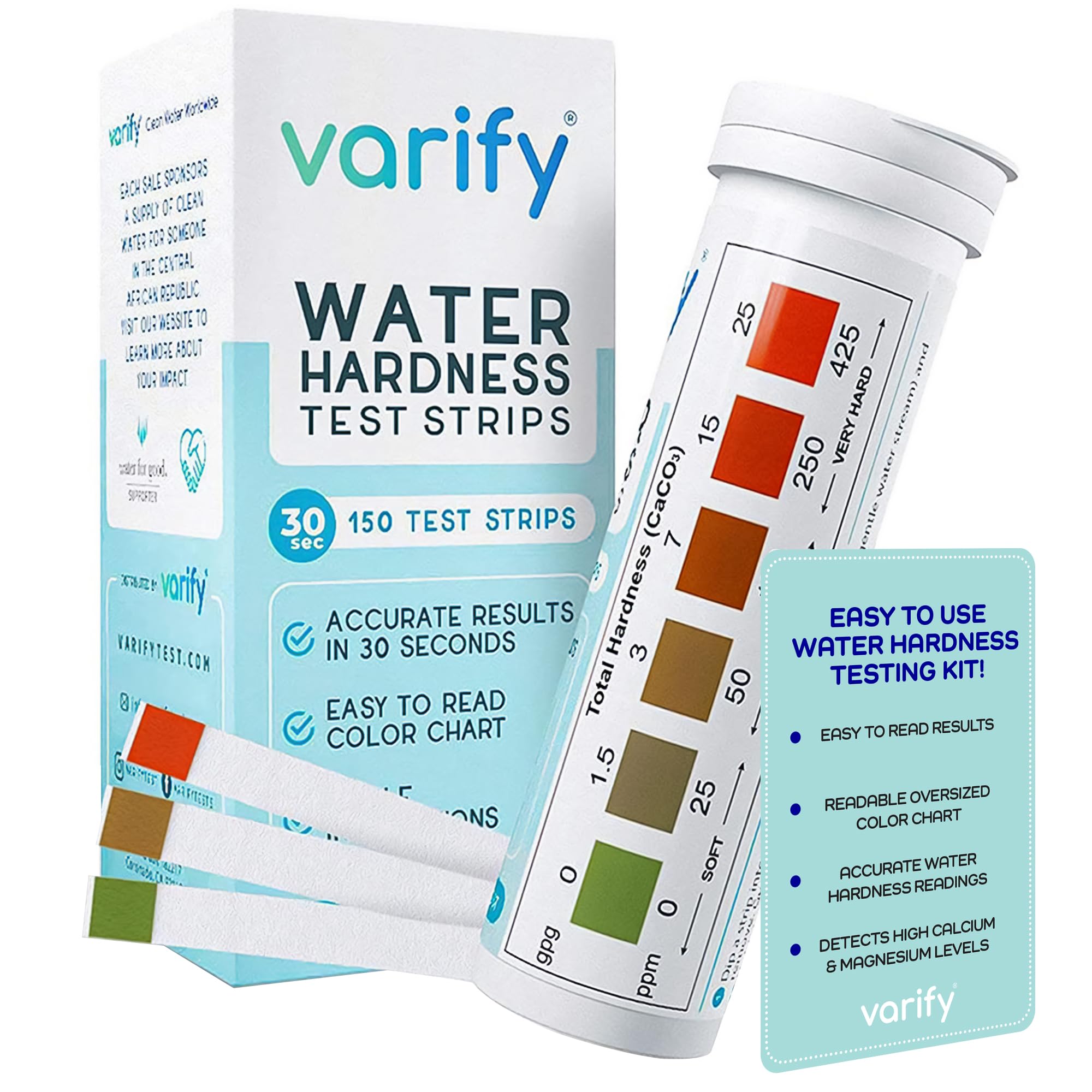 Varify Water Hardness Test Strips