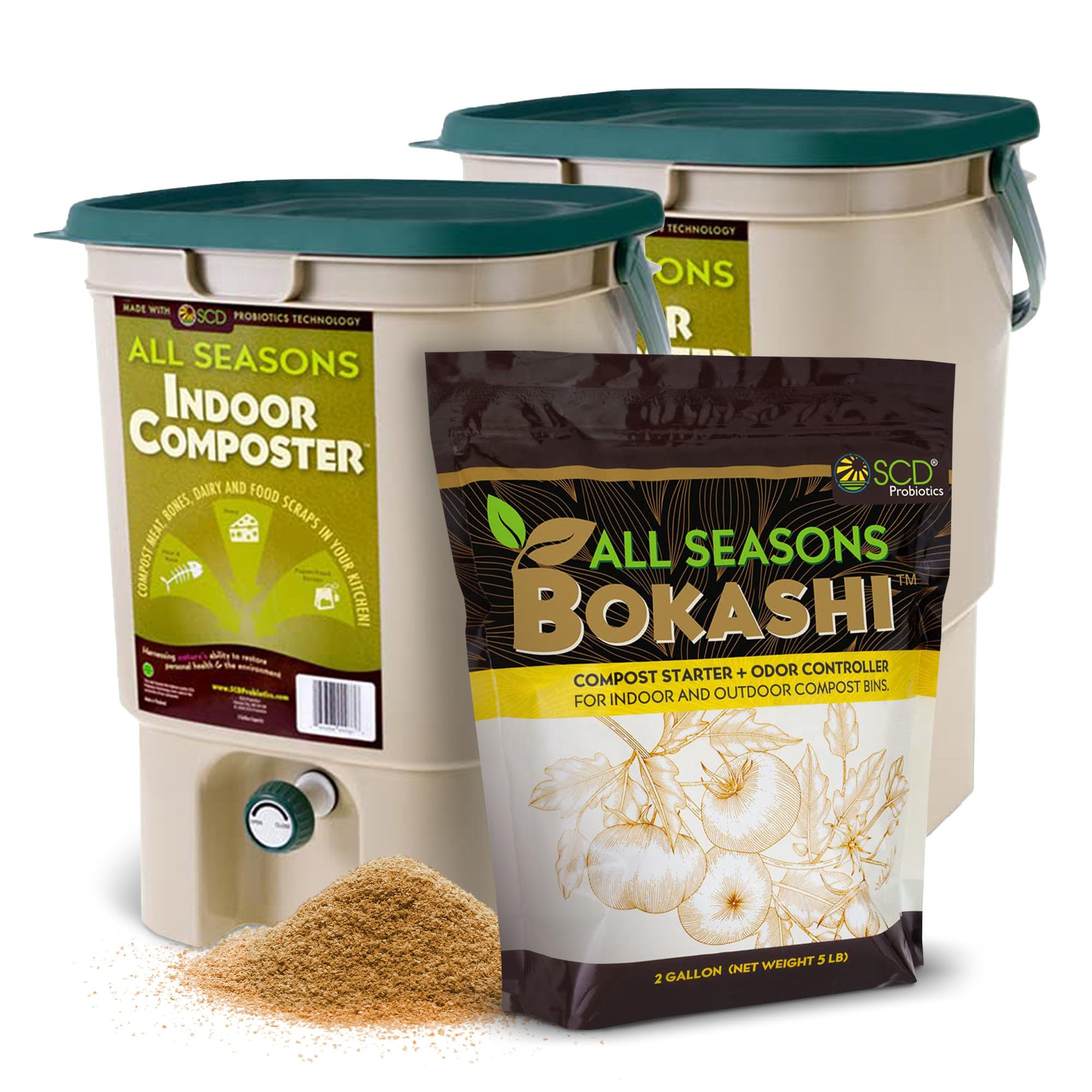 All Seasons Indoor Bokashi Composter Kit