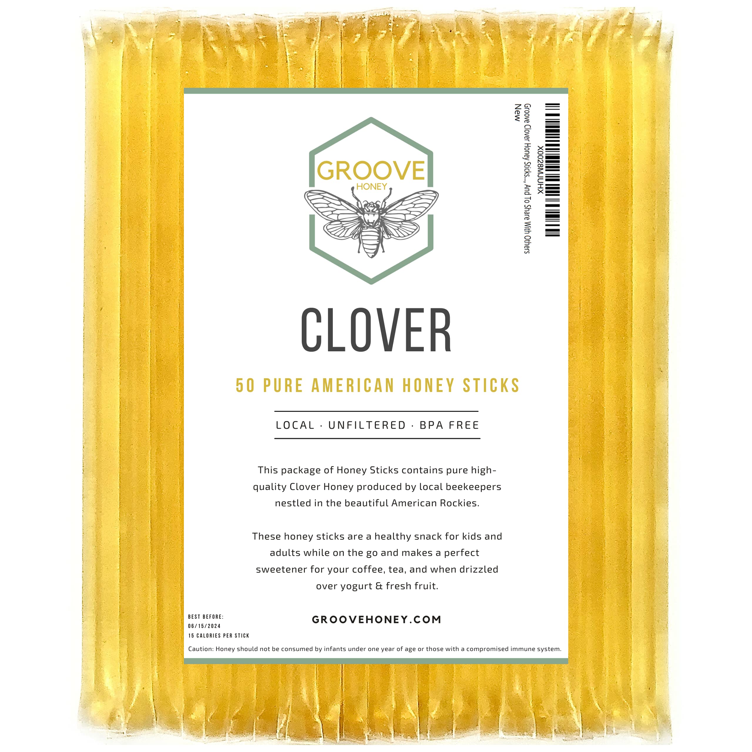 Groove Clover Honey Sticks