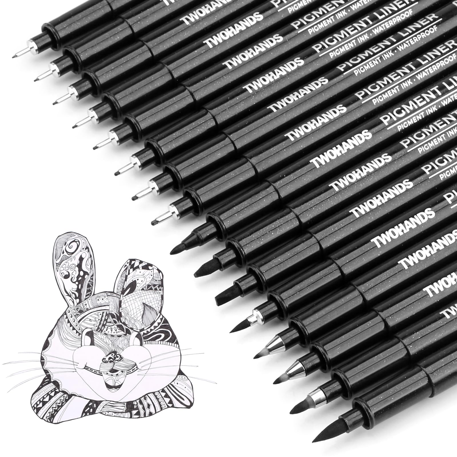 TWOHANDS Fineliner Set (16)