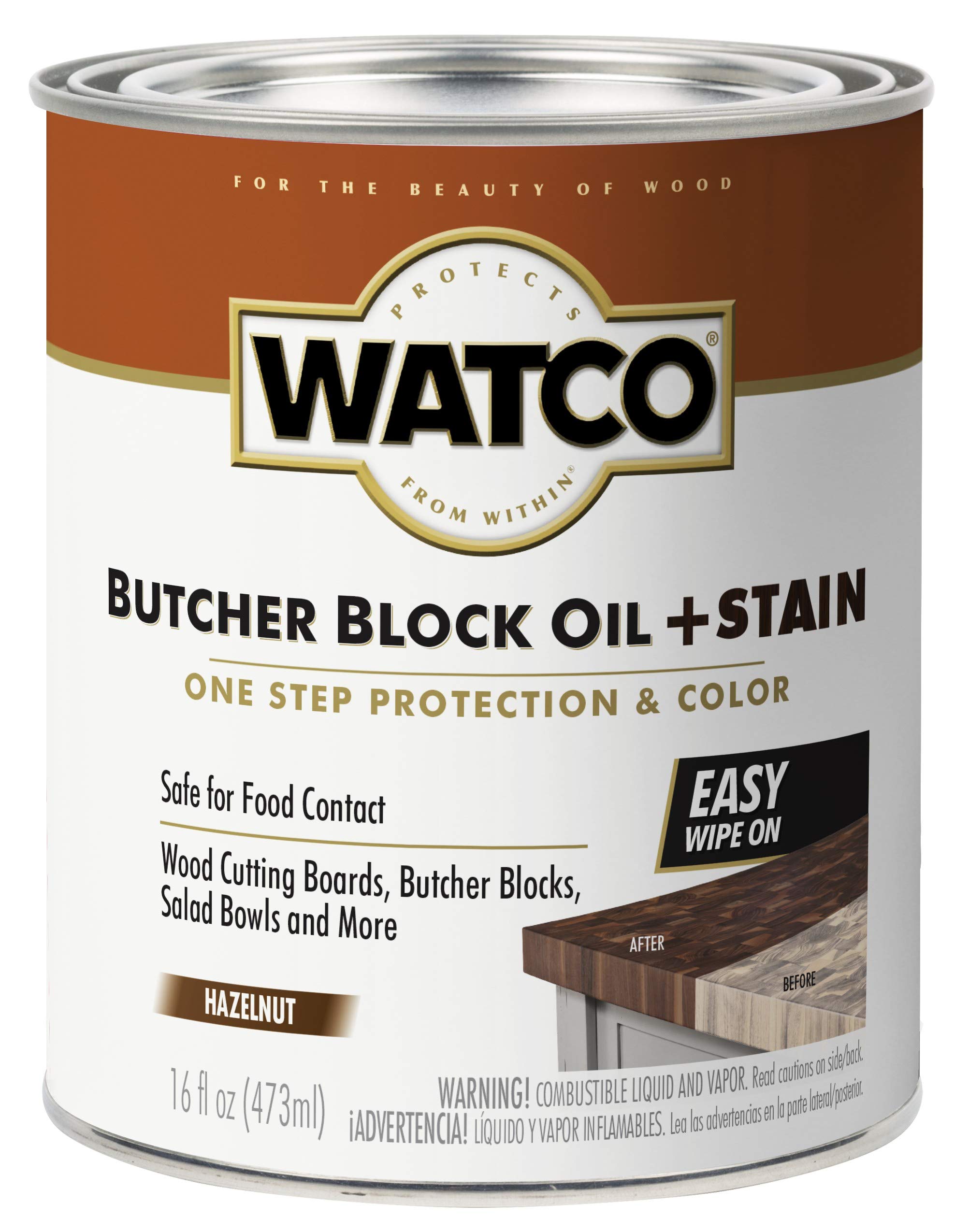 Watco Butcher Block Oil + Stain (Hazelnut)