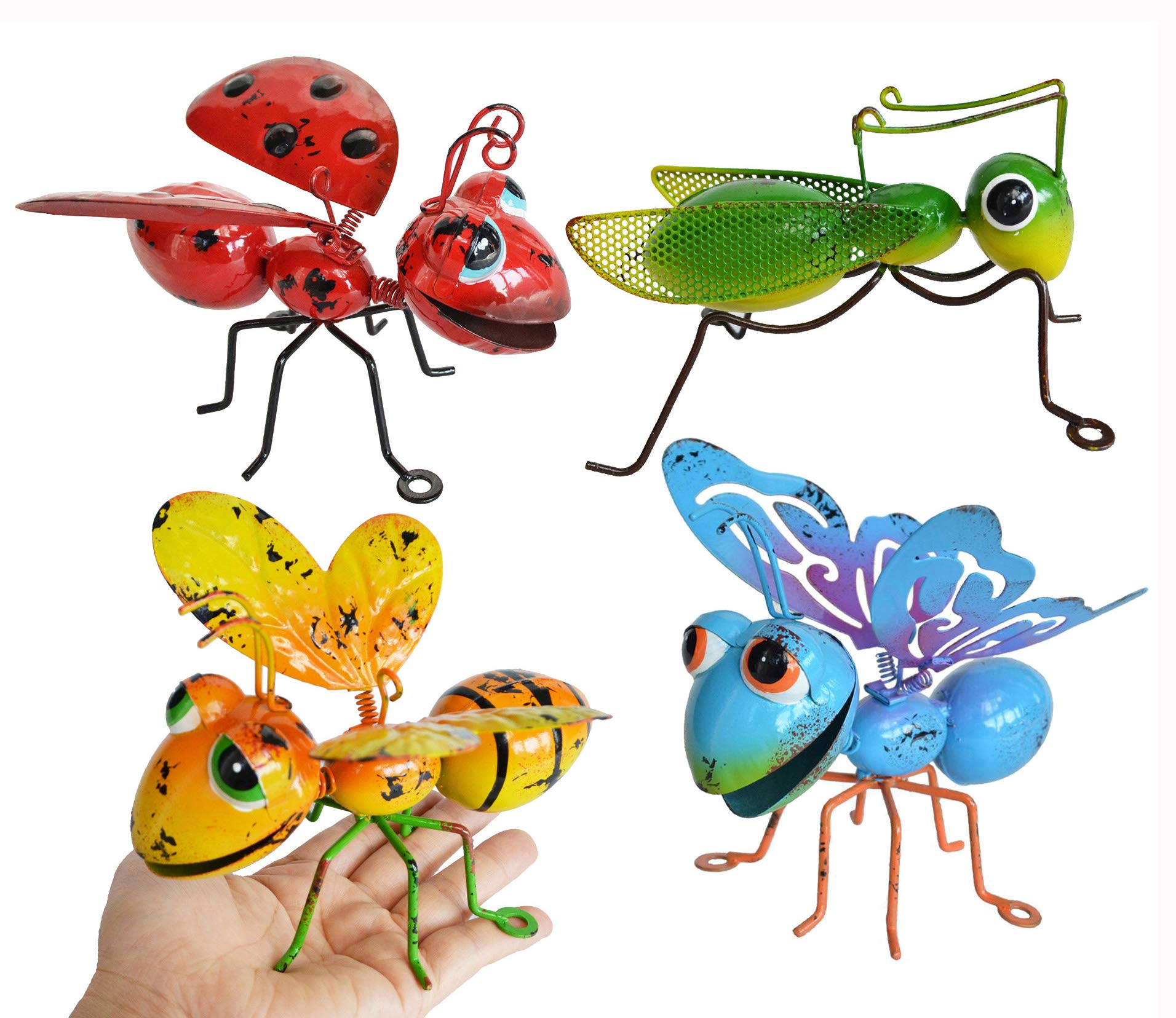 GIFTME Metal Garden Insects, Set of 4