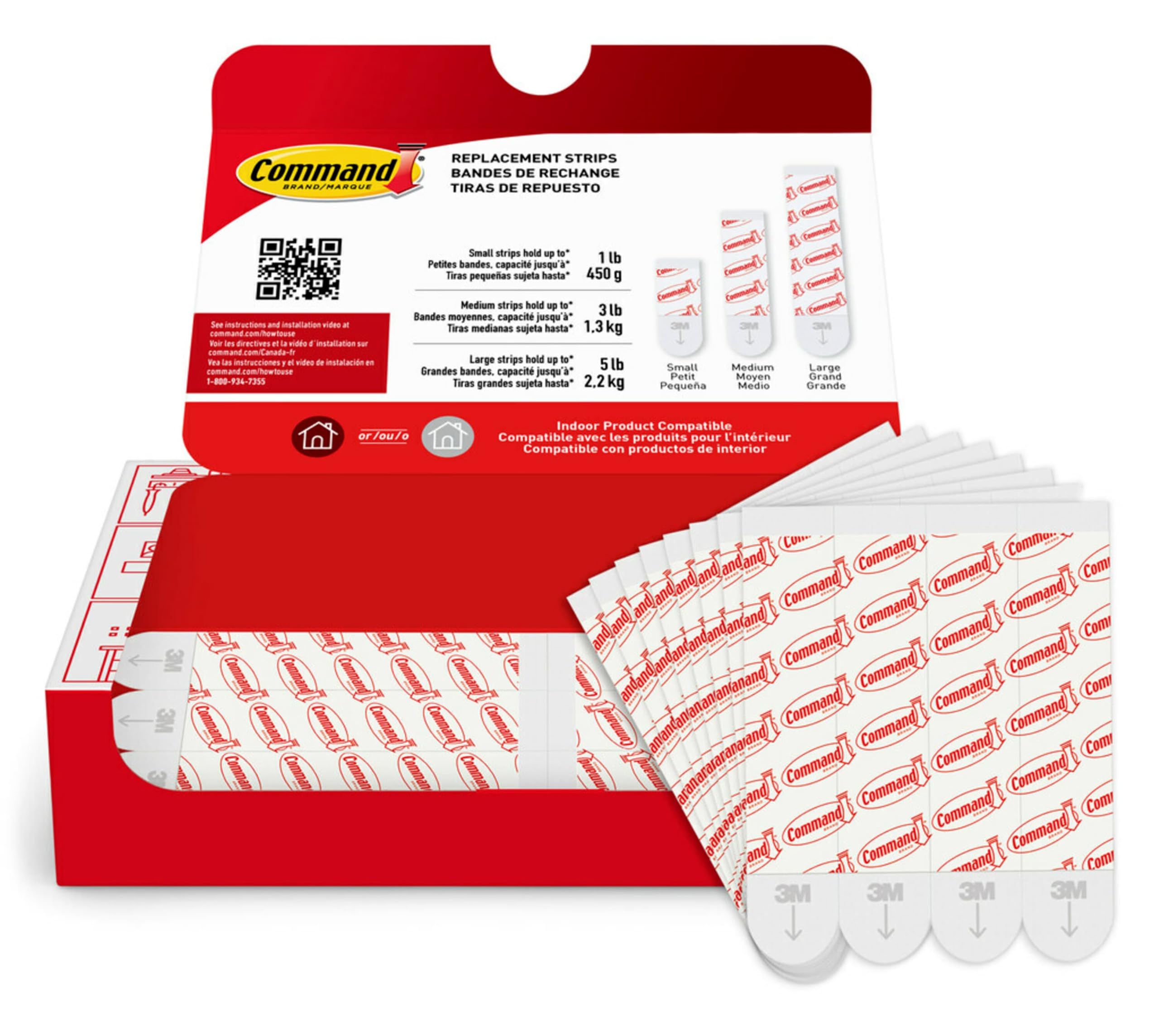 Command Large Replacement Strips (20-Pack)