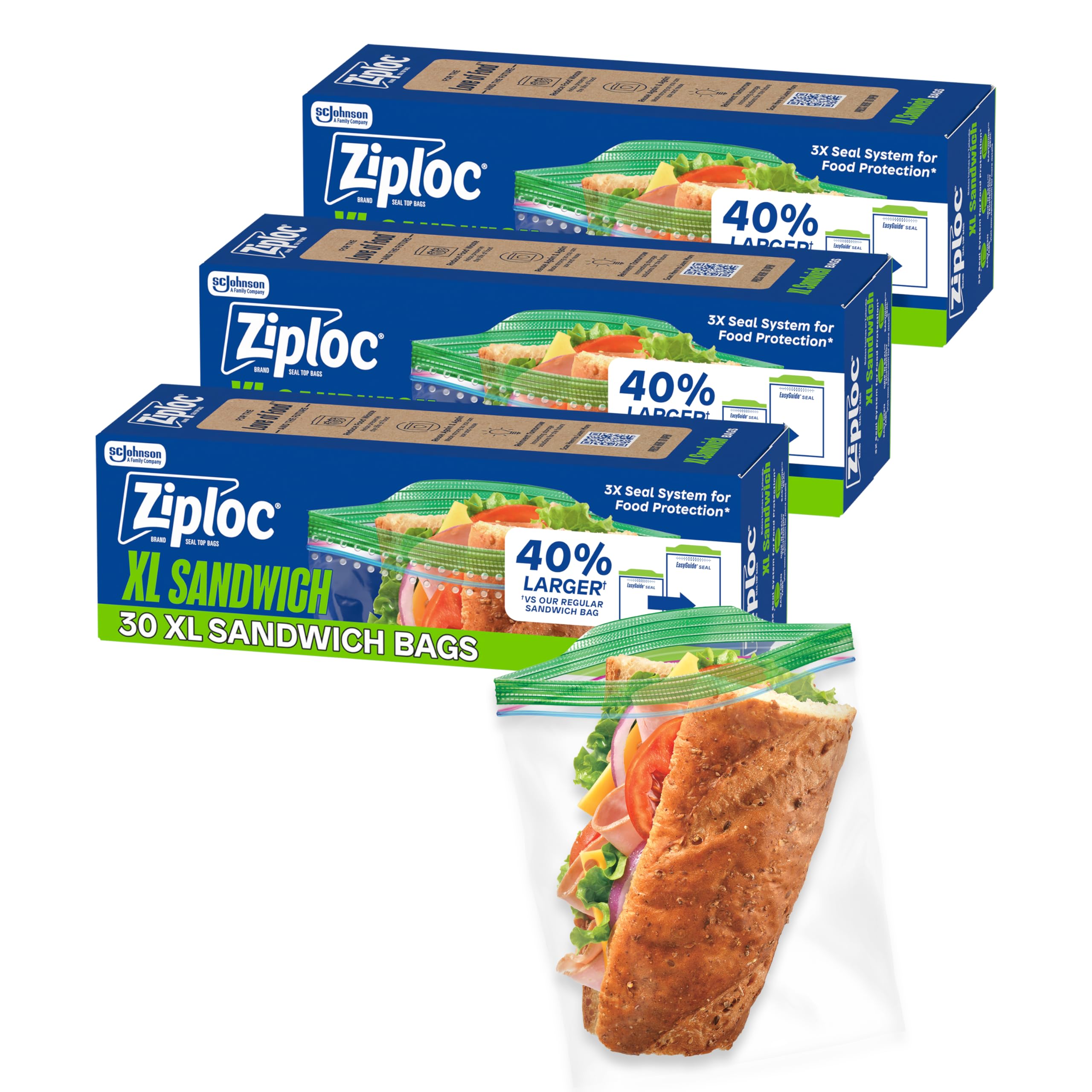 Ziploc XL Sandwich Bags