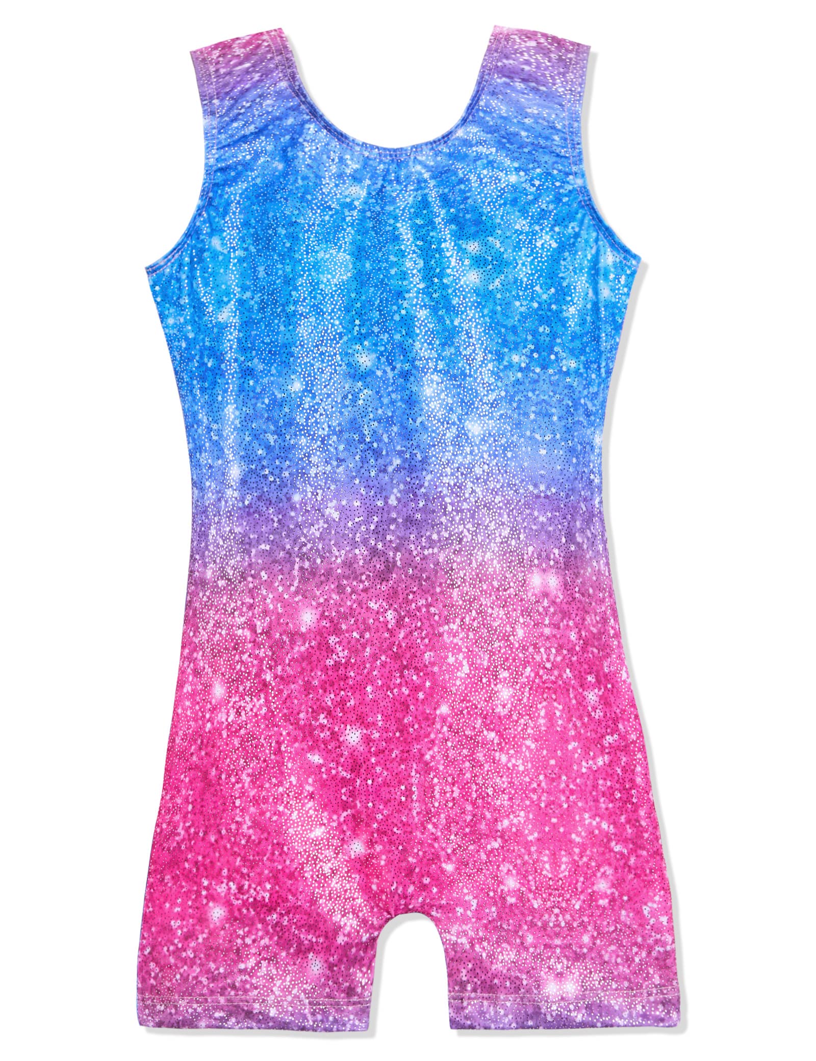Domusgo Sparkly Tie-Dye Leotard
