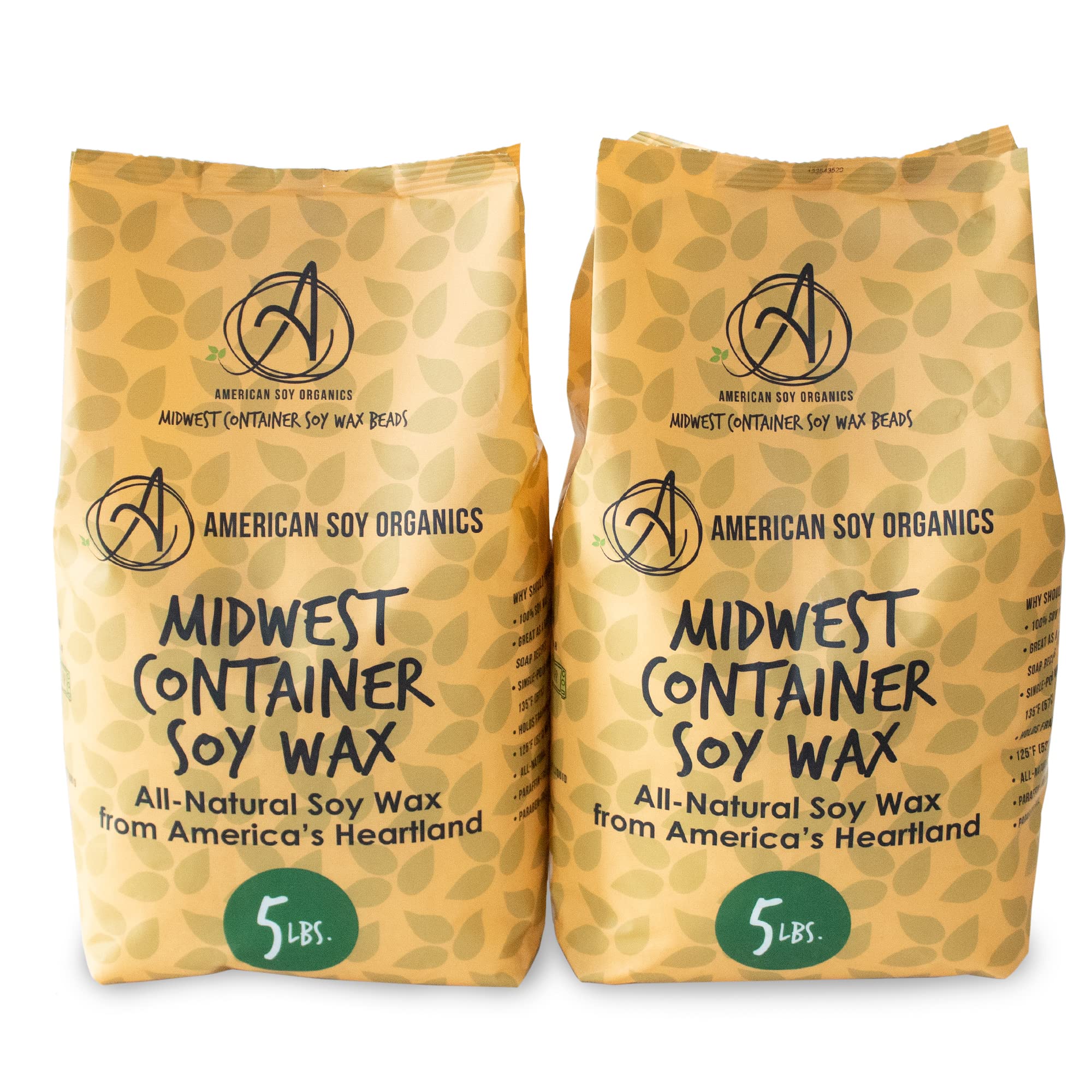 American Soy Organics 100% Midwest Soy Wax Beads