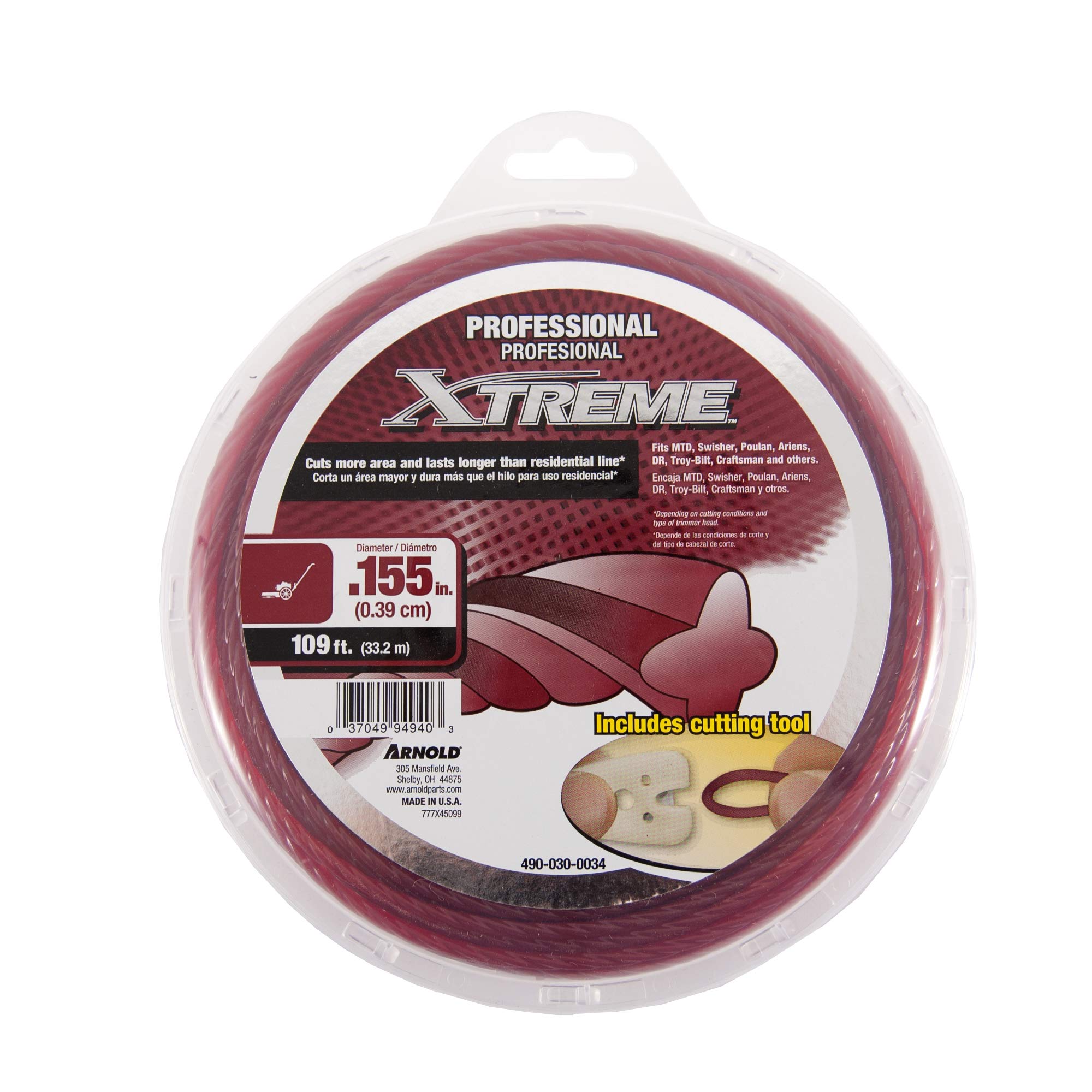 Arnold Xtreme Professional .155 Serrated Trimmer Line