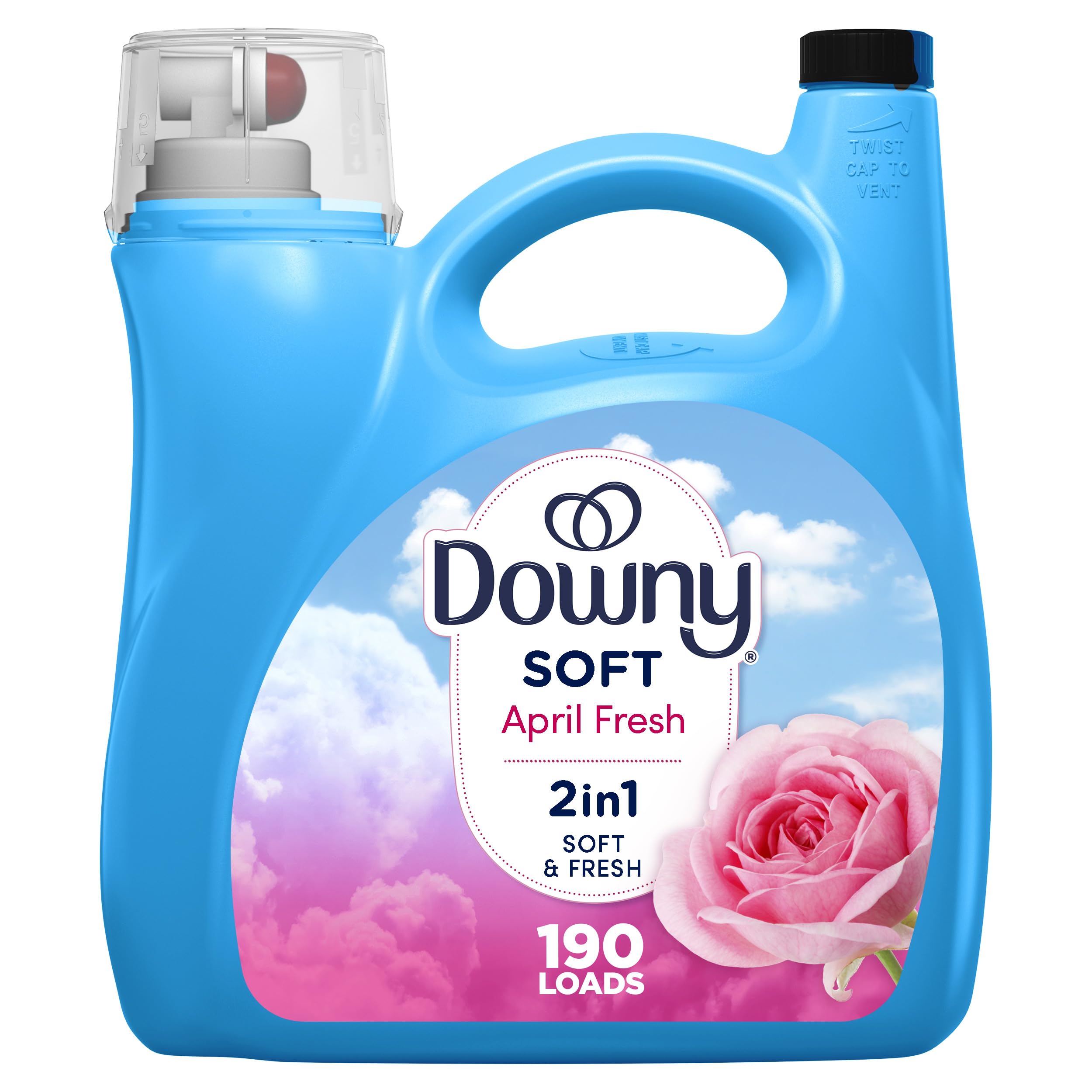 Downy 2‑in‑1 Soft & Fresh — April Fresh (140 fl oz)