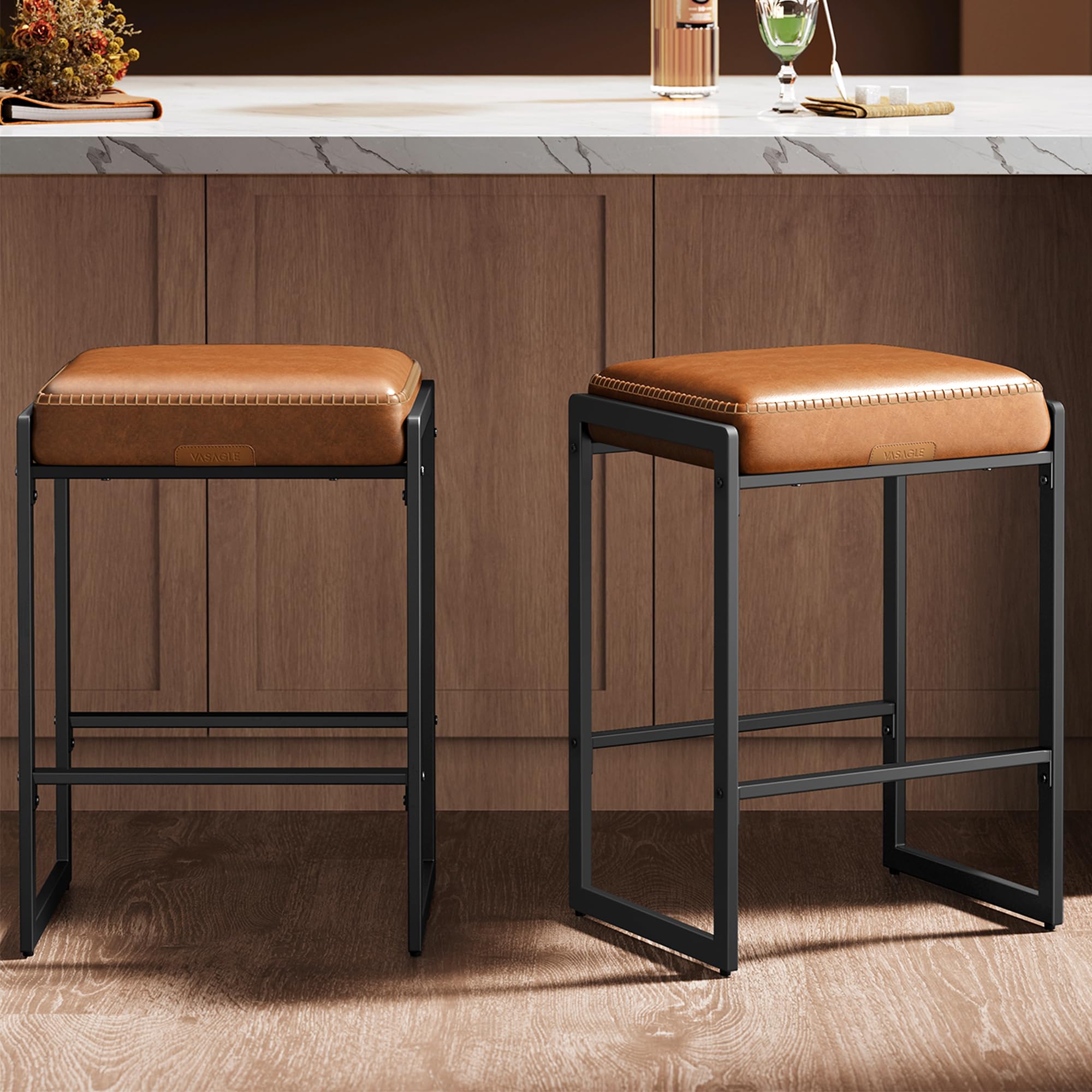 VASAGLE EKHO Counter Stool (Set of 2)