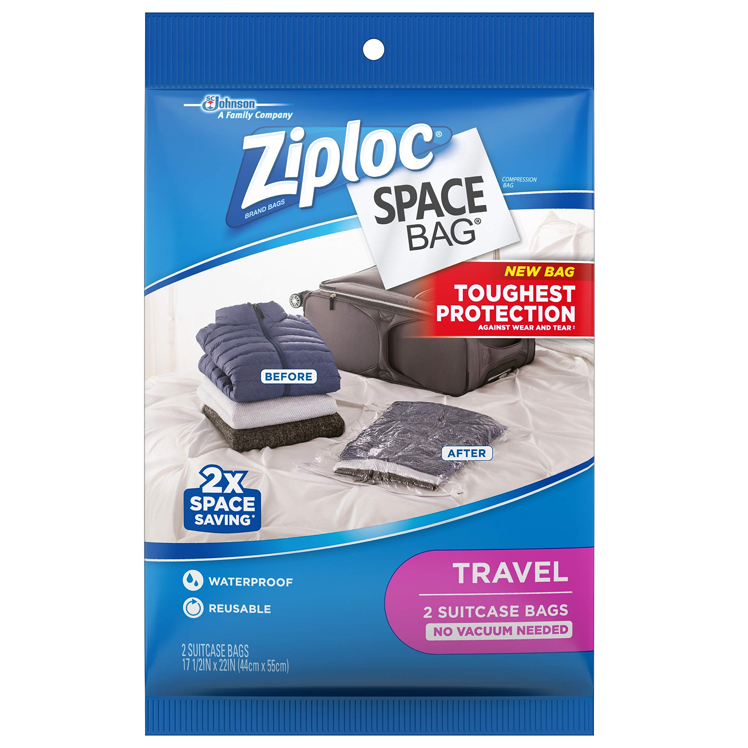Ziploc Space Bag (2‑Pack)