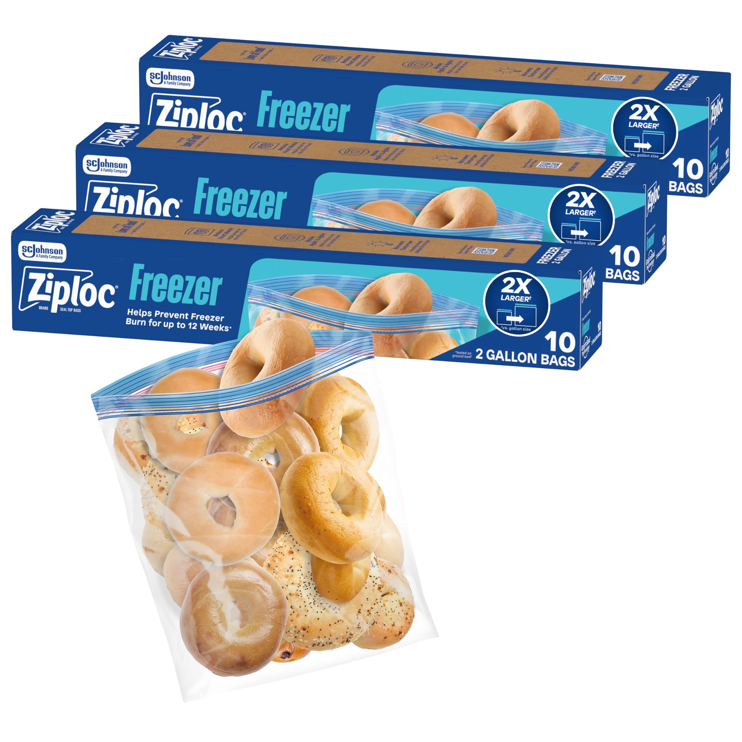 Ziploc 2-Gallon Freezer Bags