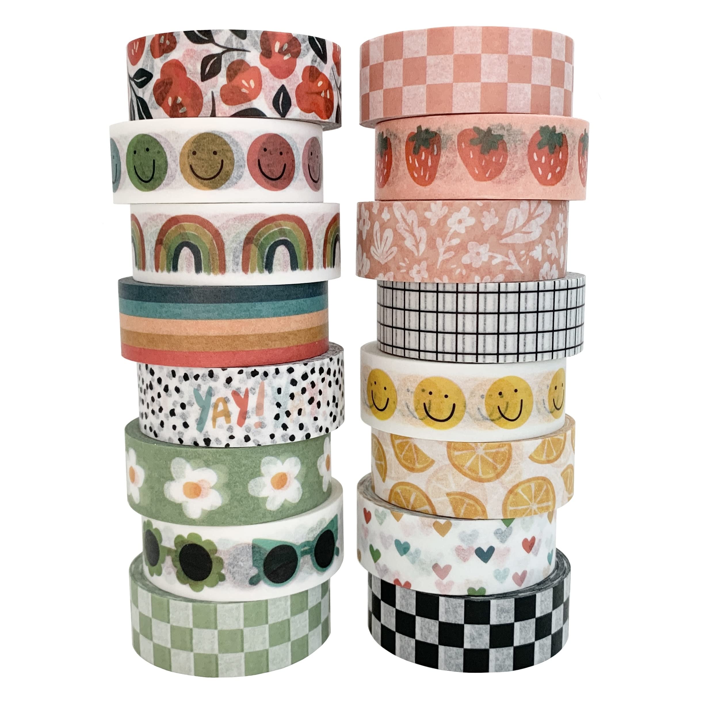 Splash Washi Tape 16-Roll Set