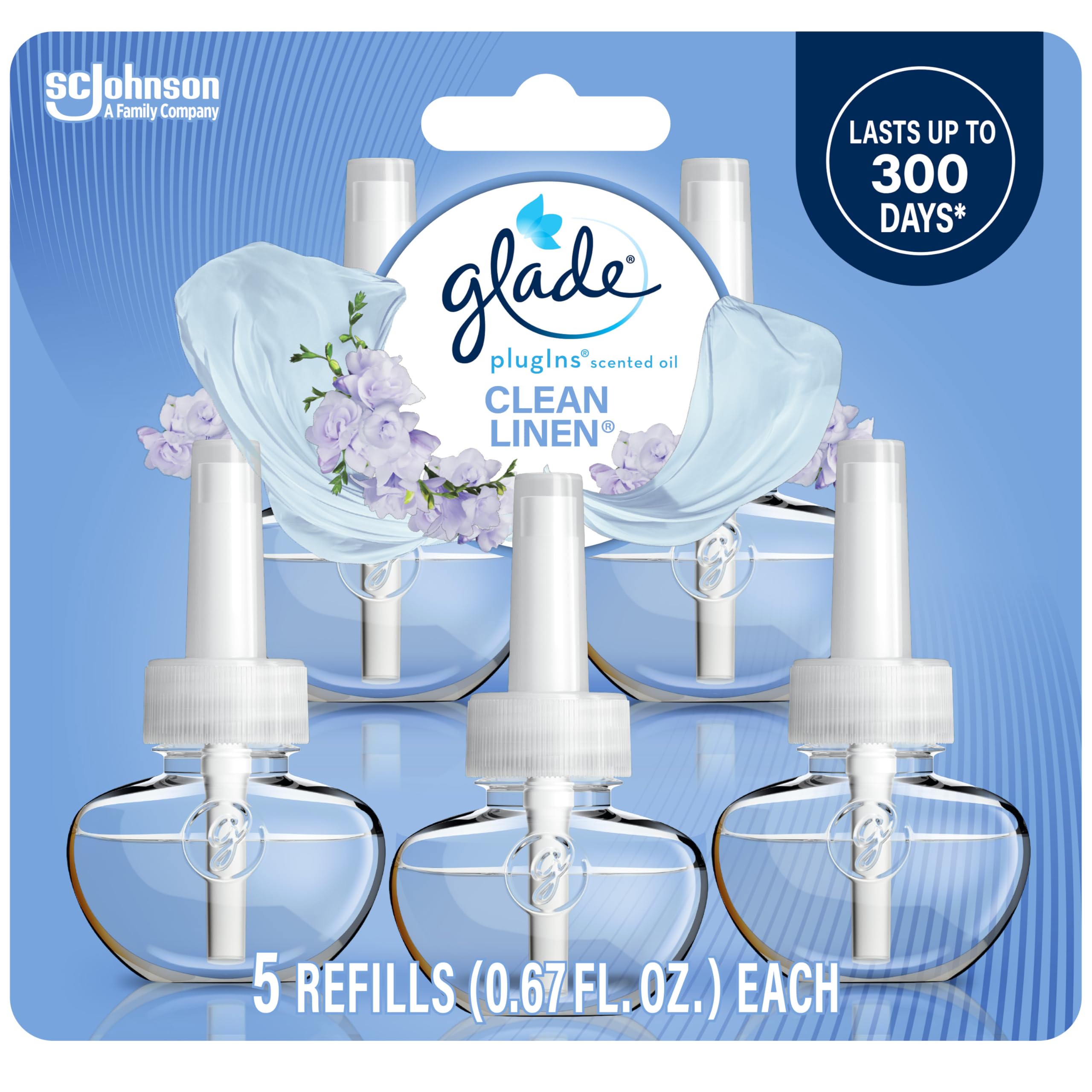Glade PlugIns Refills — Clean Linen (5-Count)