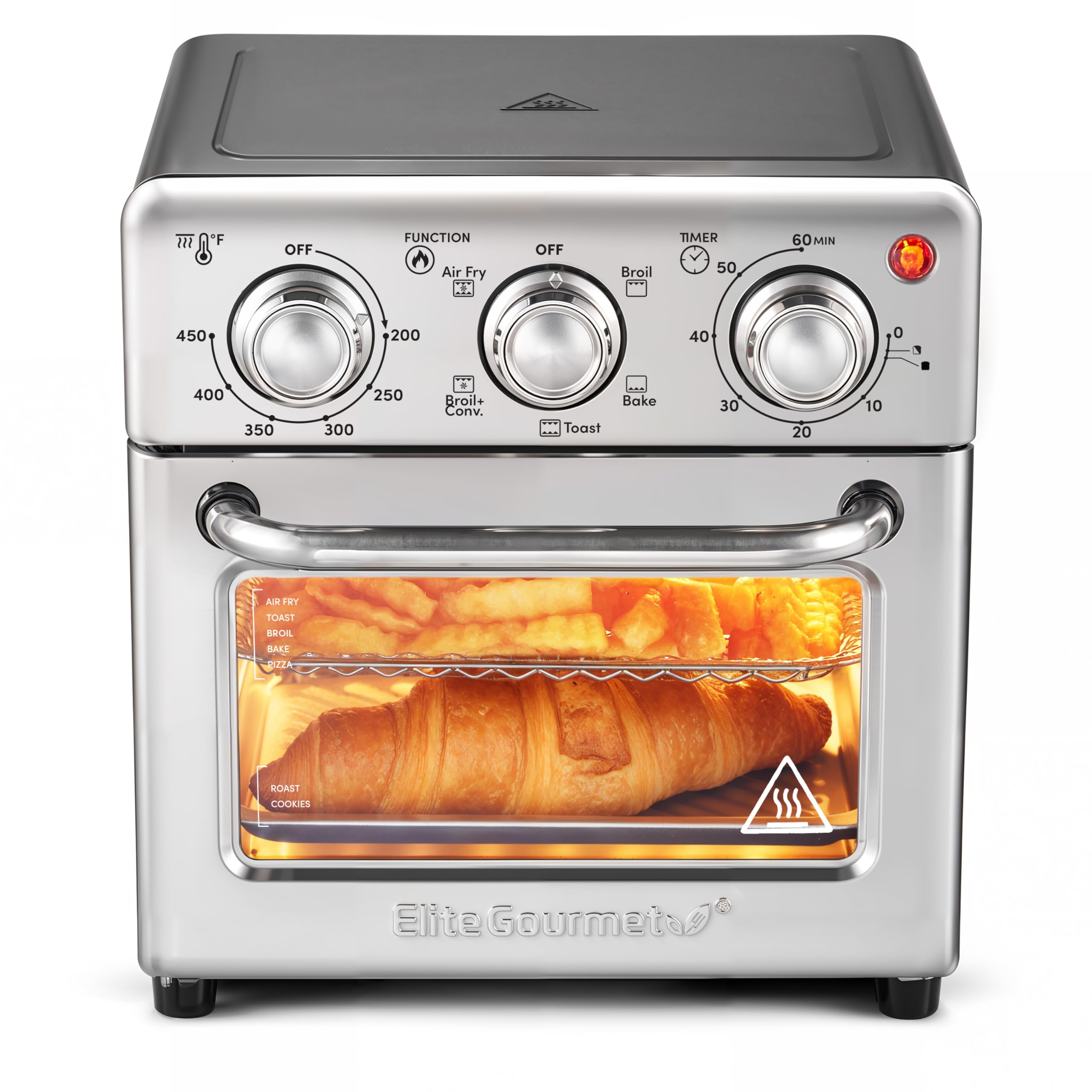 Elite Gourmet 8.5Qt Compact Air Fryer Oven