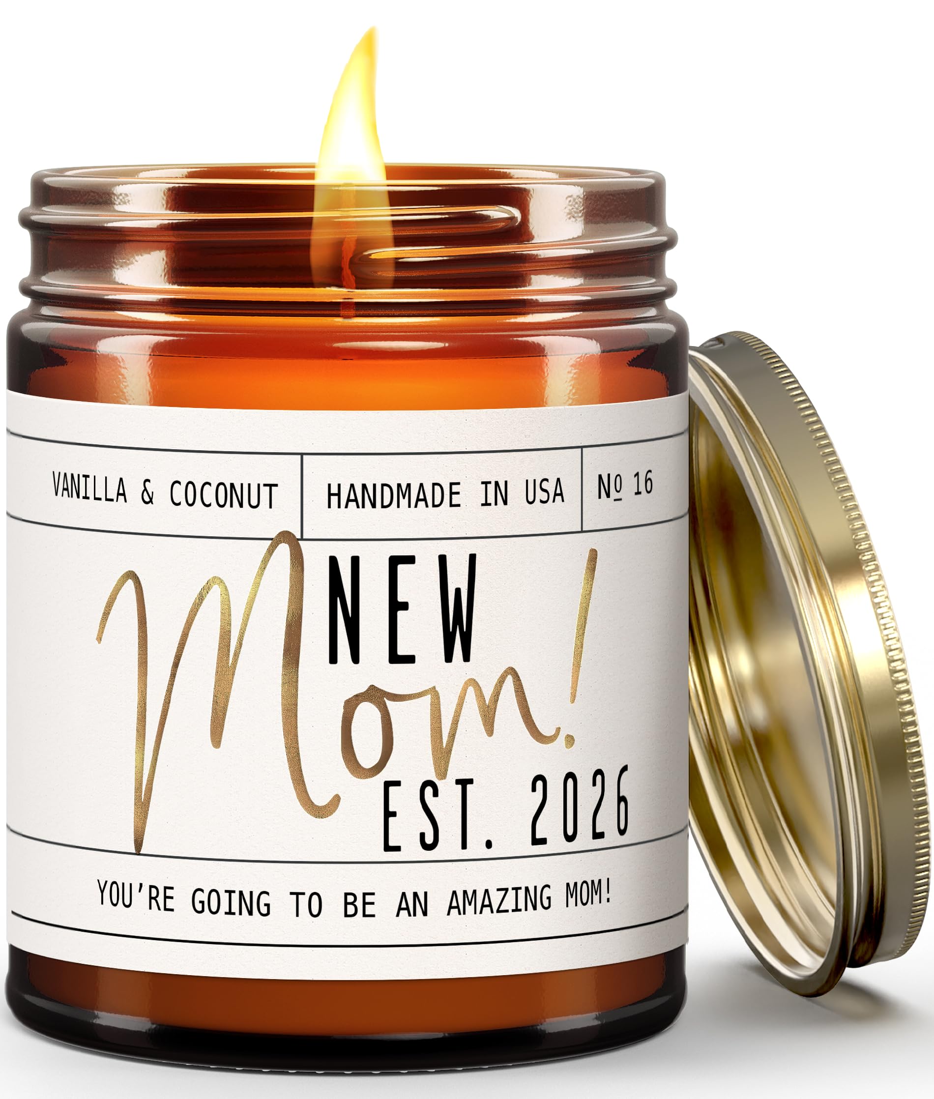 New Mom Coconut & Vanilla Candle
