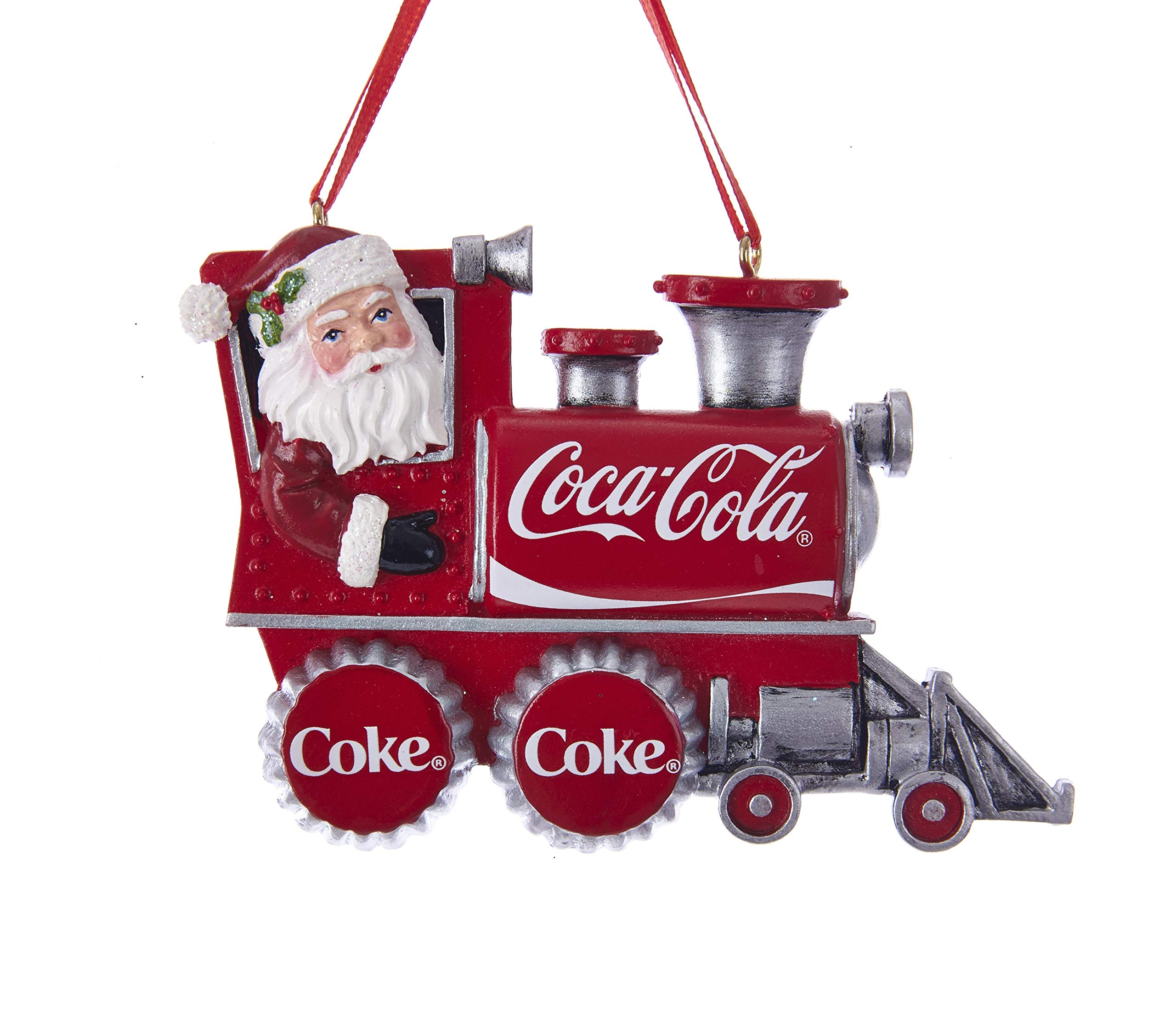 Kurt Adler Coca‑Cola Santa Train Ornament