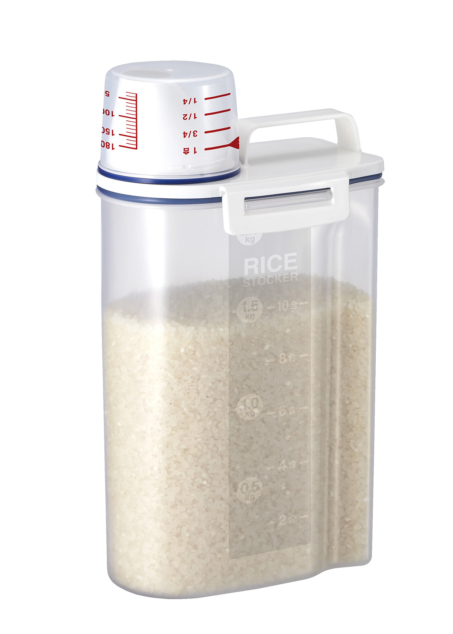 Asvel Rice Container Bin with Pour Spout