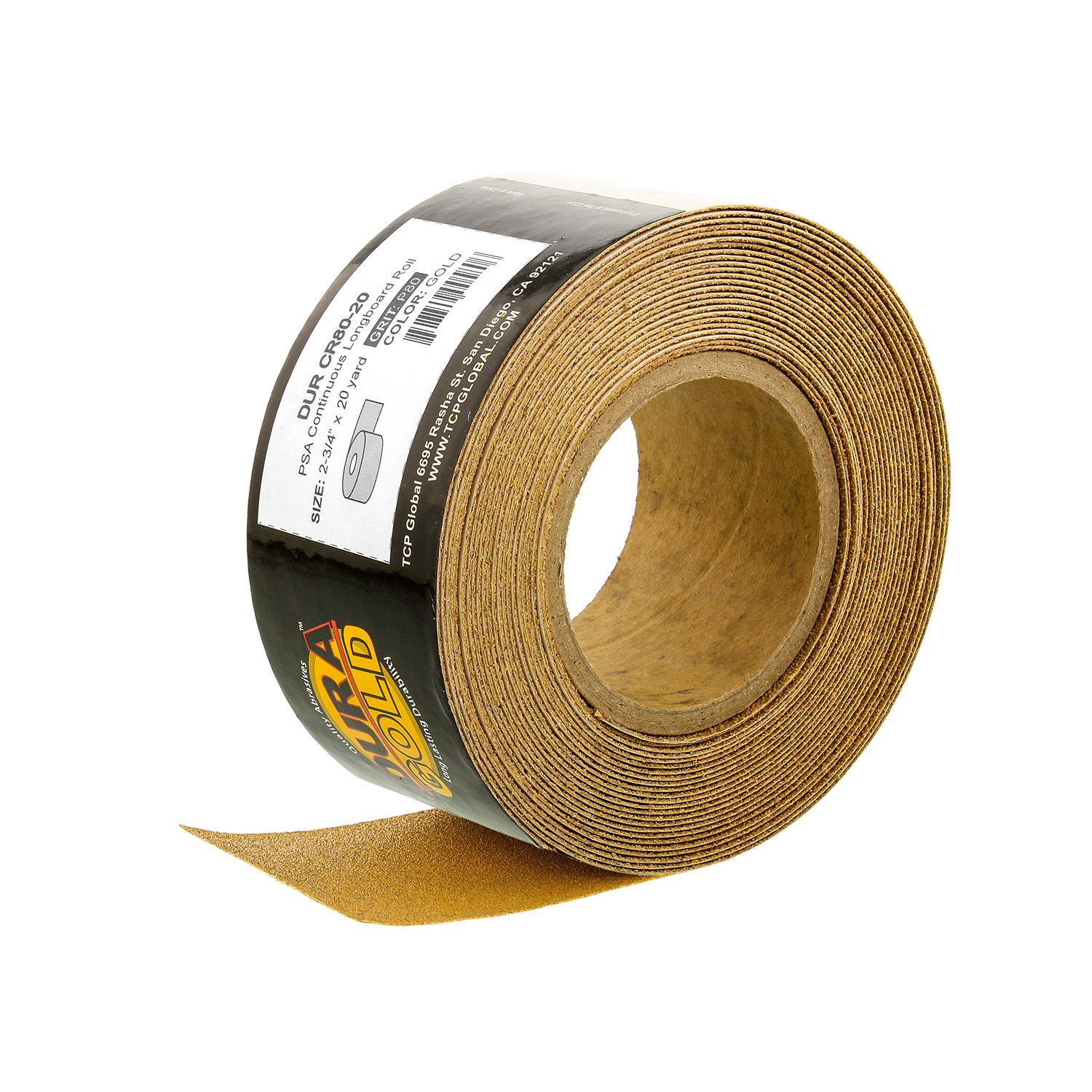 Dura-Gold 80 Grit PSA Sandpaper Roll