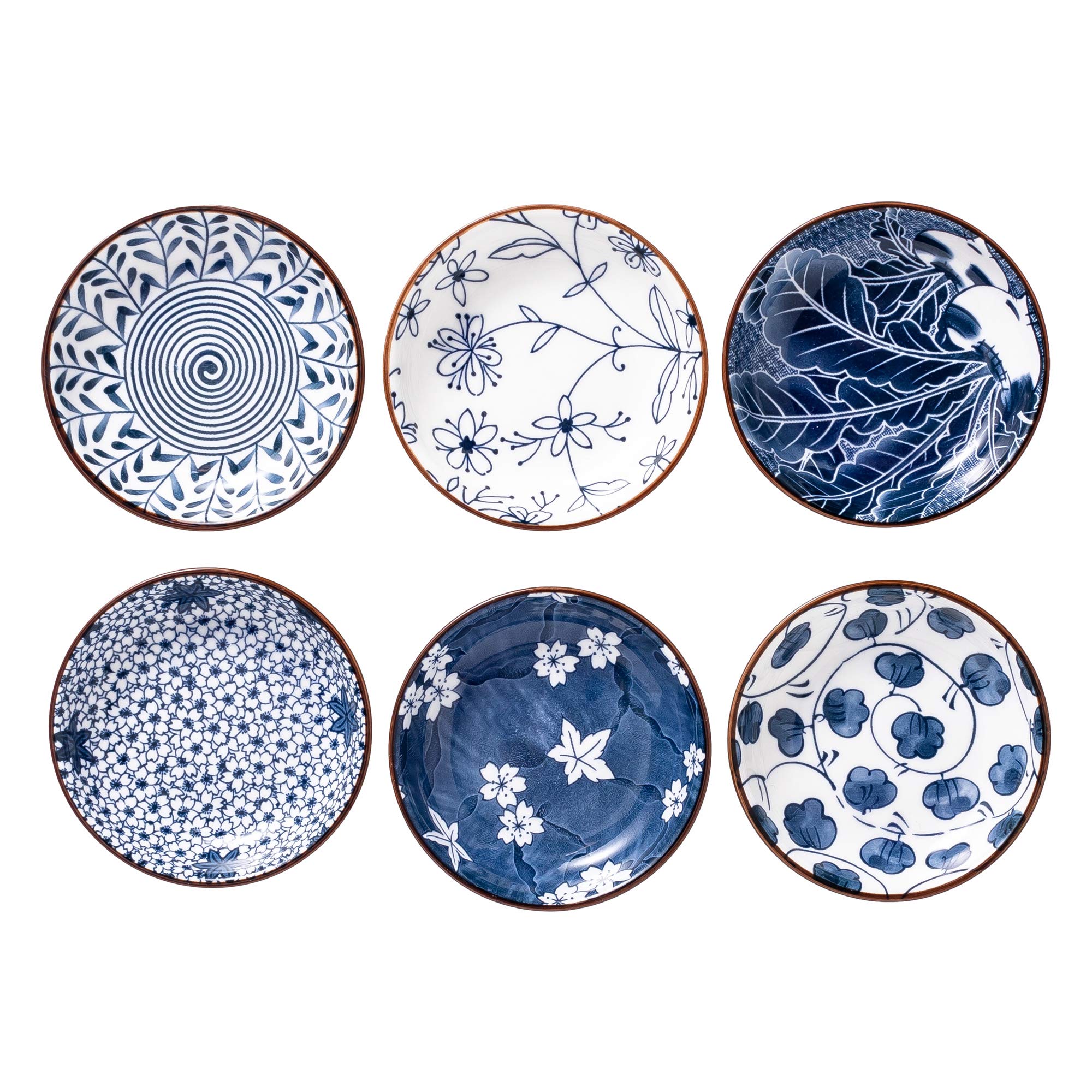 Blue & White Japanese Dipping Bowls