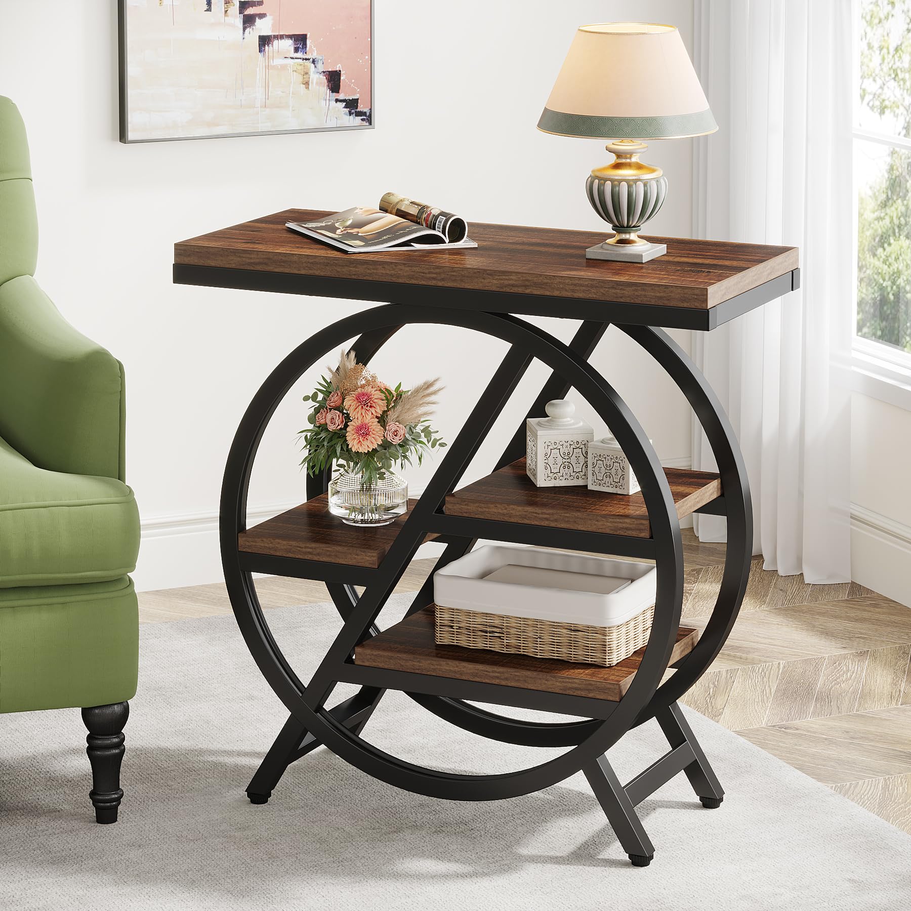 Tribesigns 3-Tier Narrow End Table