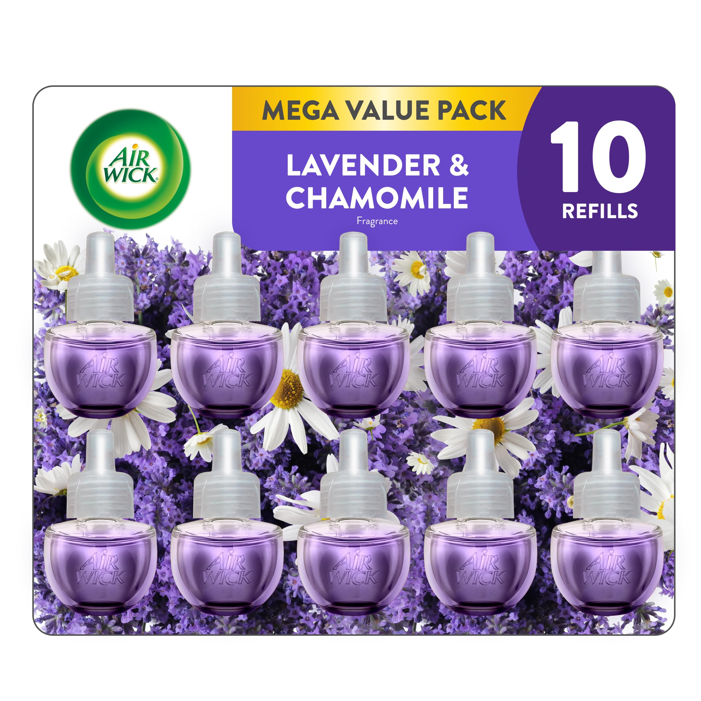 Air Wick Scented Oil Refills — Lavender & Chamomile (10ct)