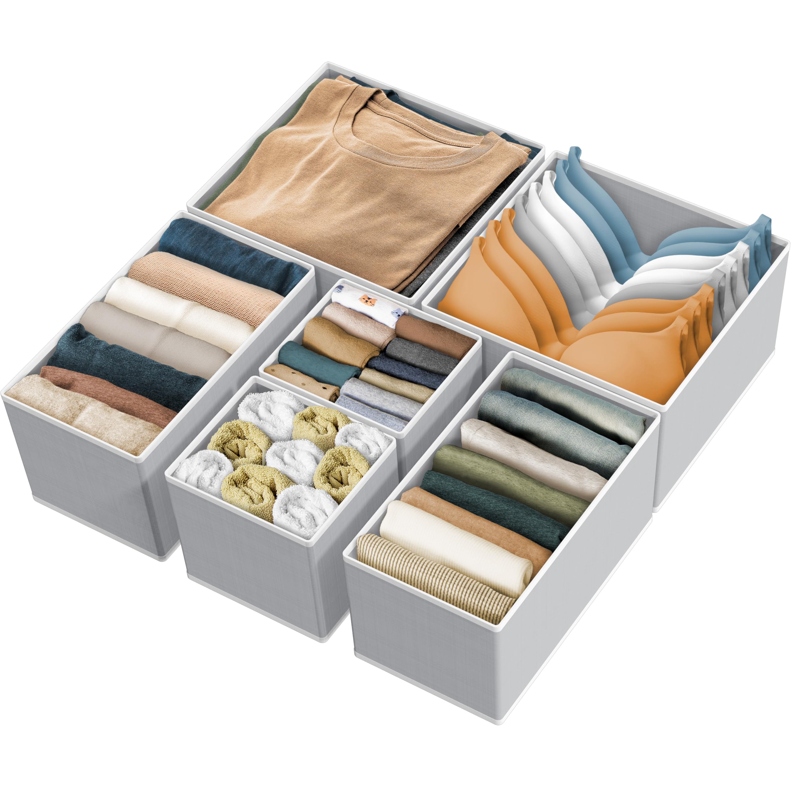 Simple Houseware Foldable Drawer Organizer