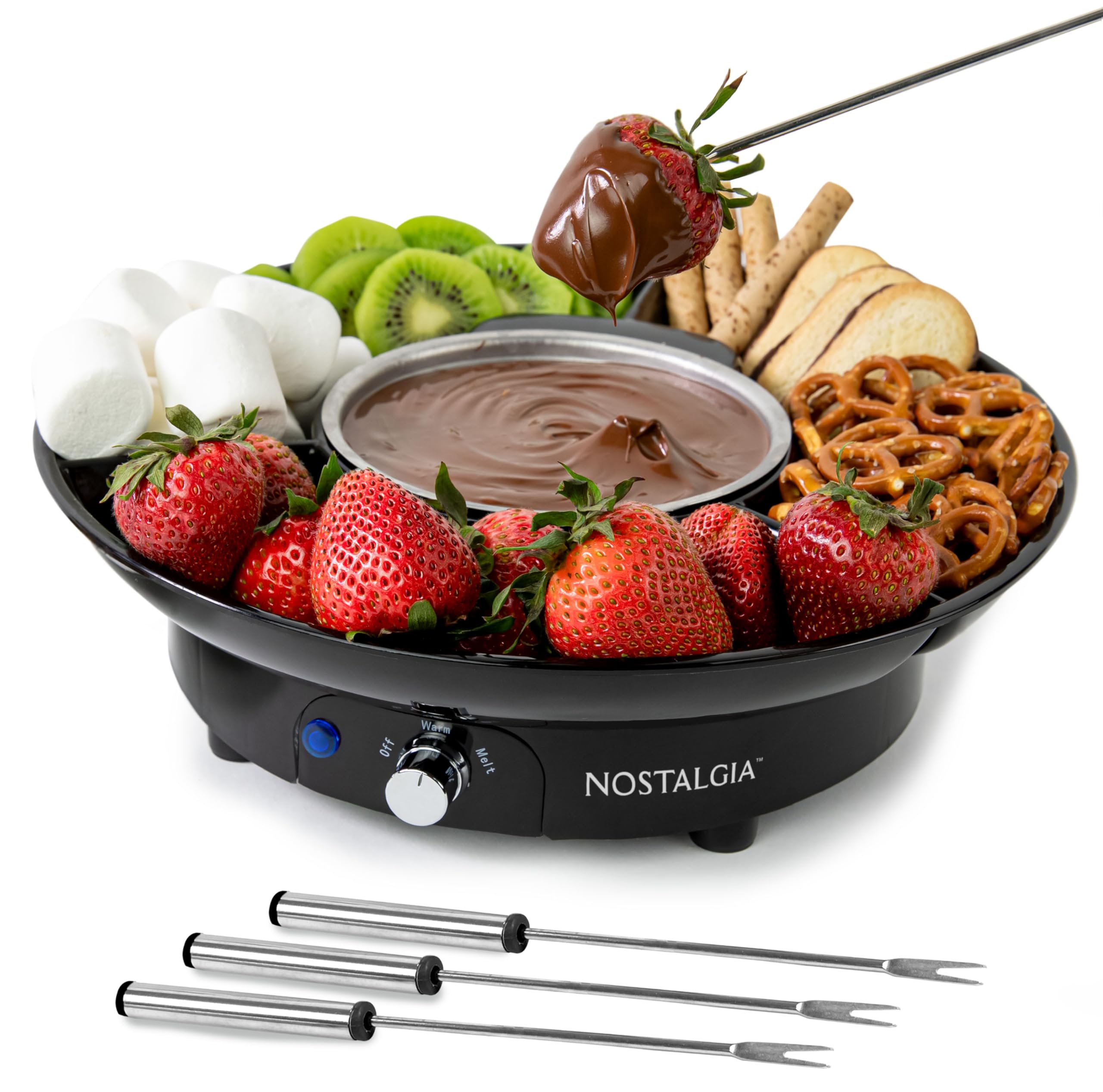 Nostalgia 10-Oz Electric Fondue Pot