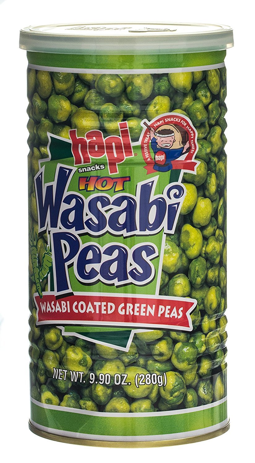 Hapi Hot Wasabi Peas (Tin)