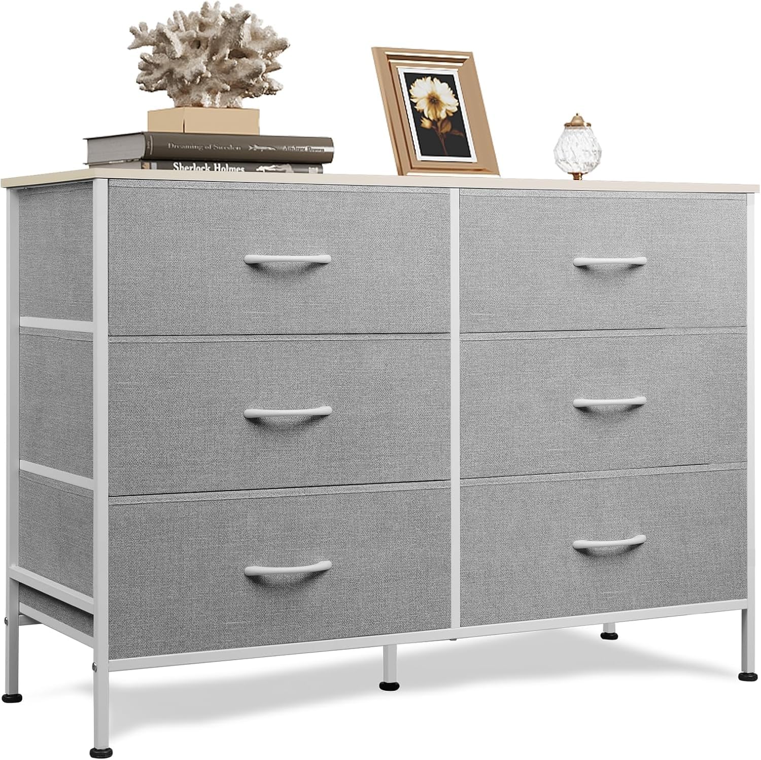 WLIVE 6-Drawer Wide TV Dresser