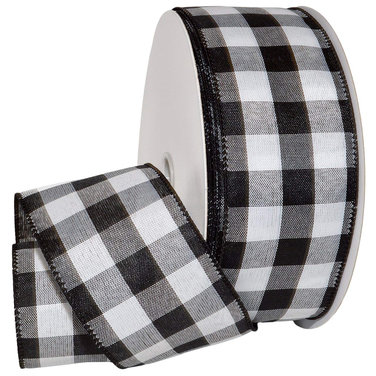 Morex Buffalo Check Wired Ribbon