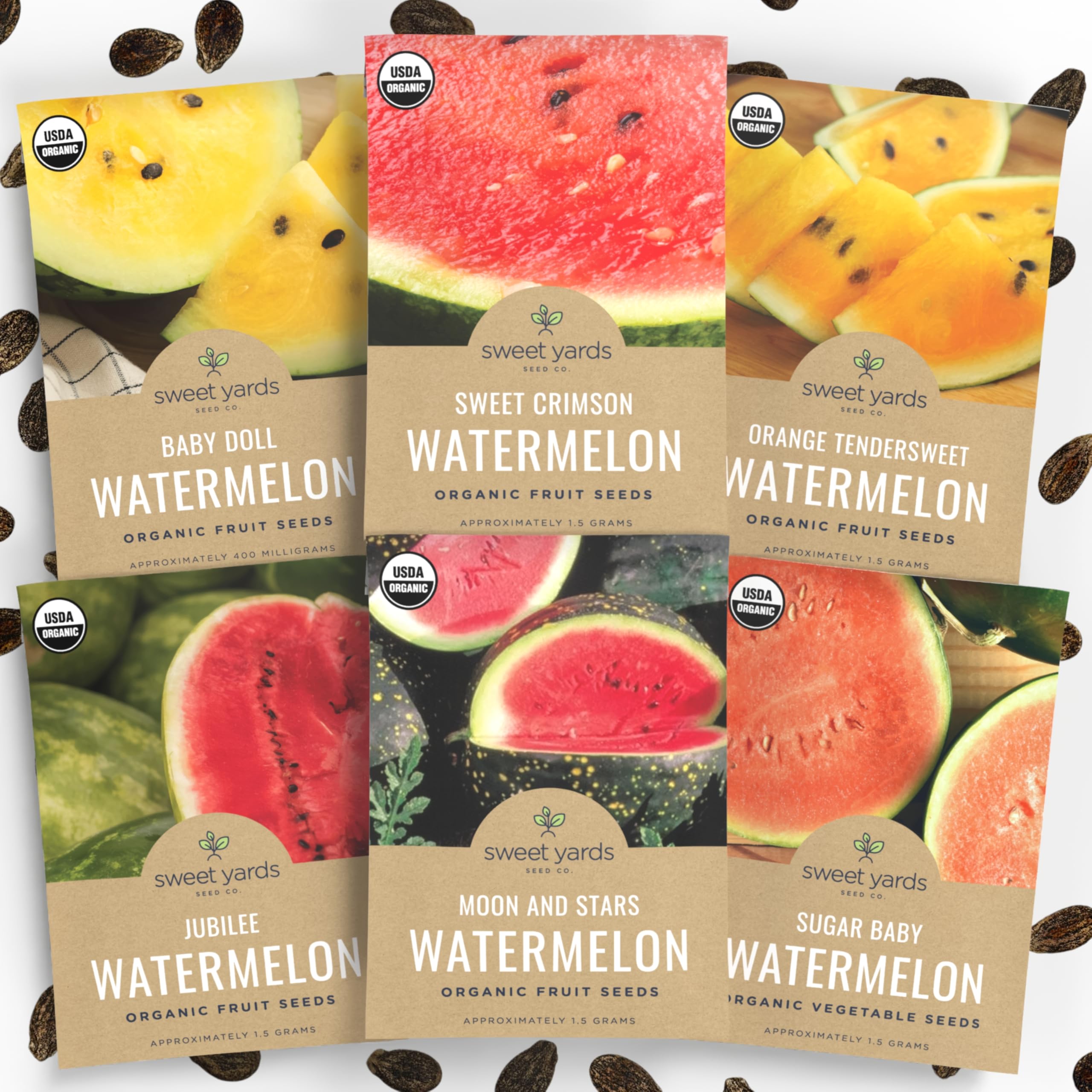 Sweet Yards Organic Watermelon Variety Pack