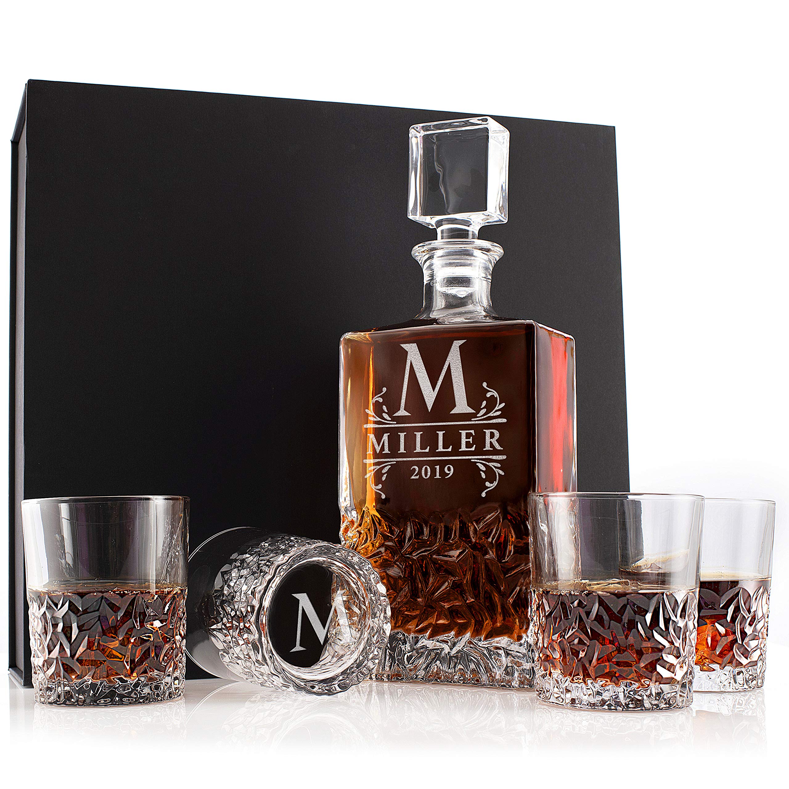 Amazing Items Personalized Whiskey Decanter Set