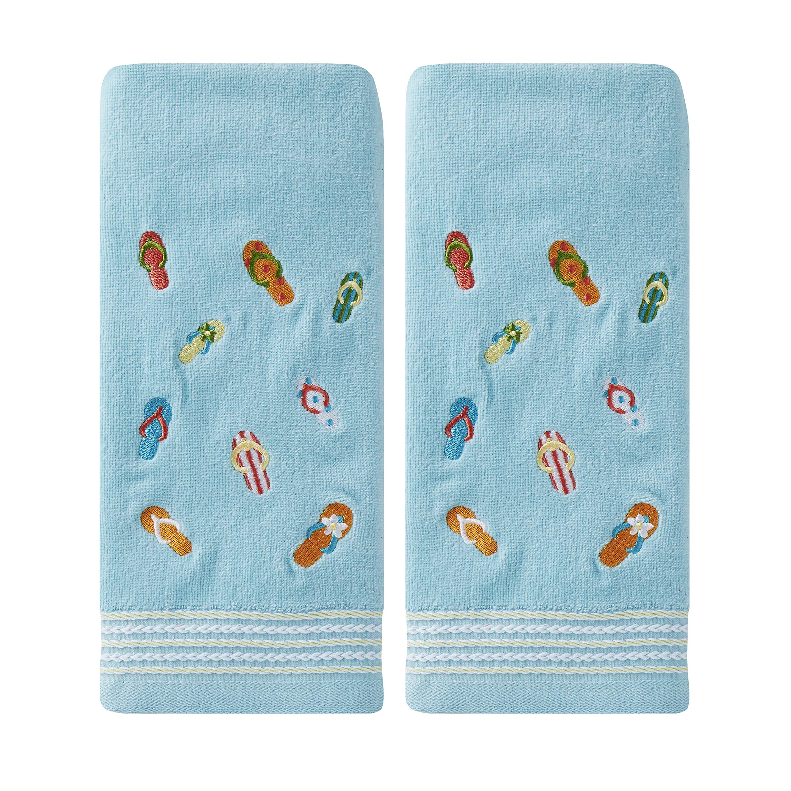 SKL Flips & Flops Cotton Hand Towels (2-pack)