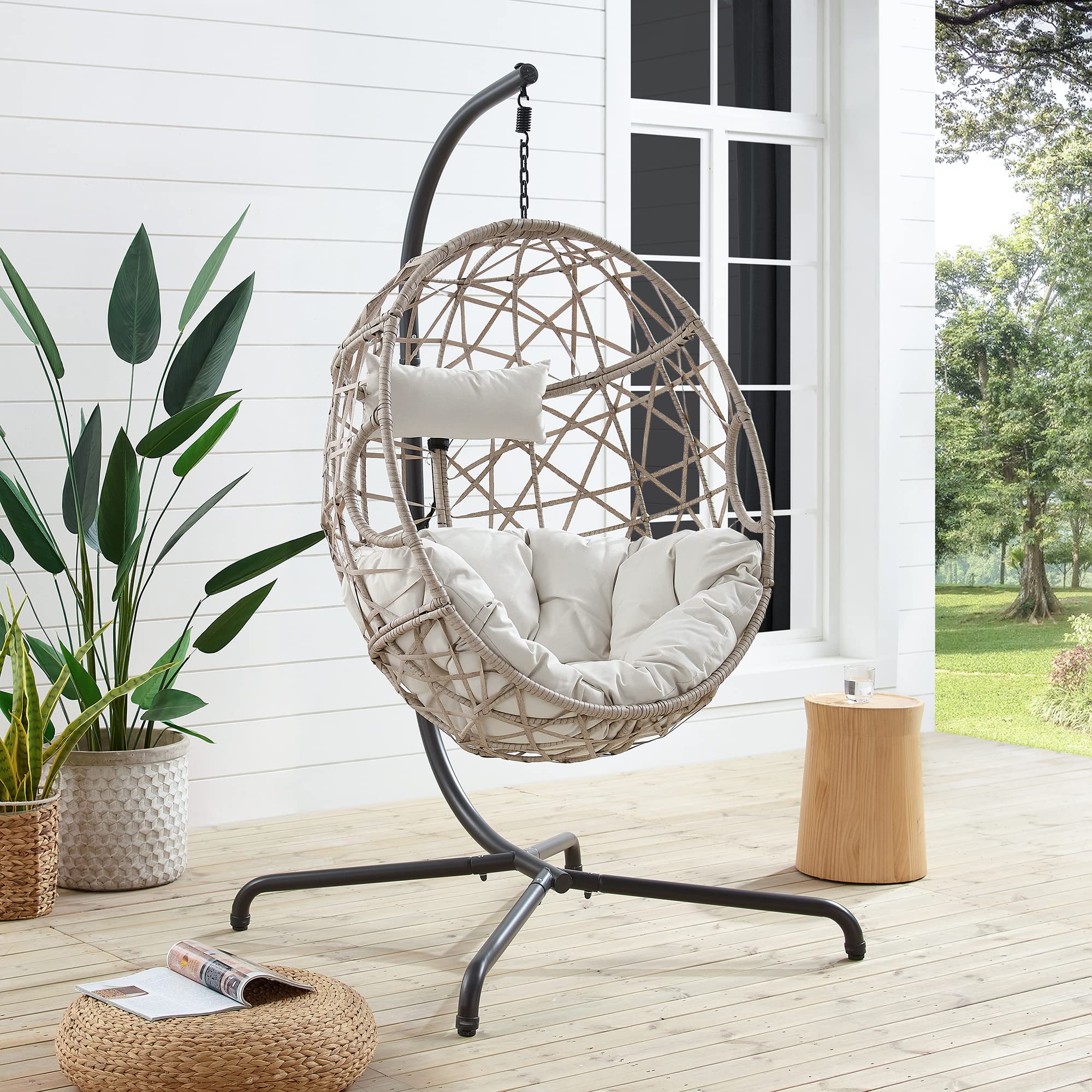 Ulax Outdoor Egg Chair with Stand