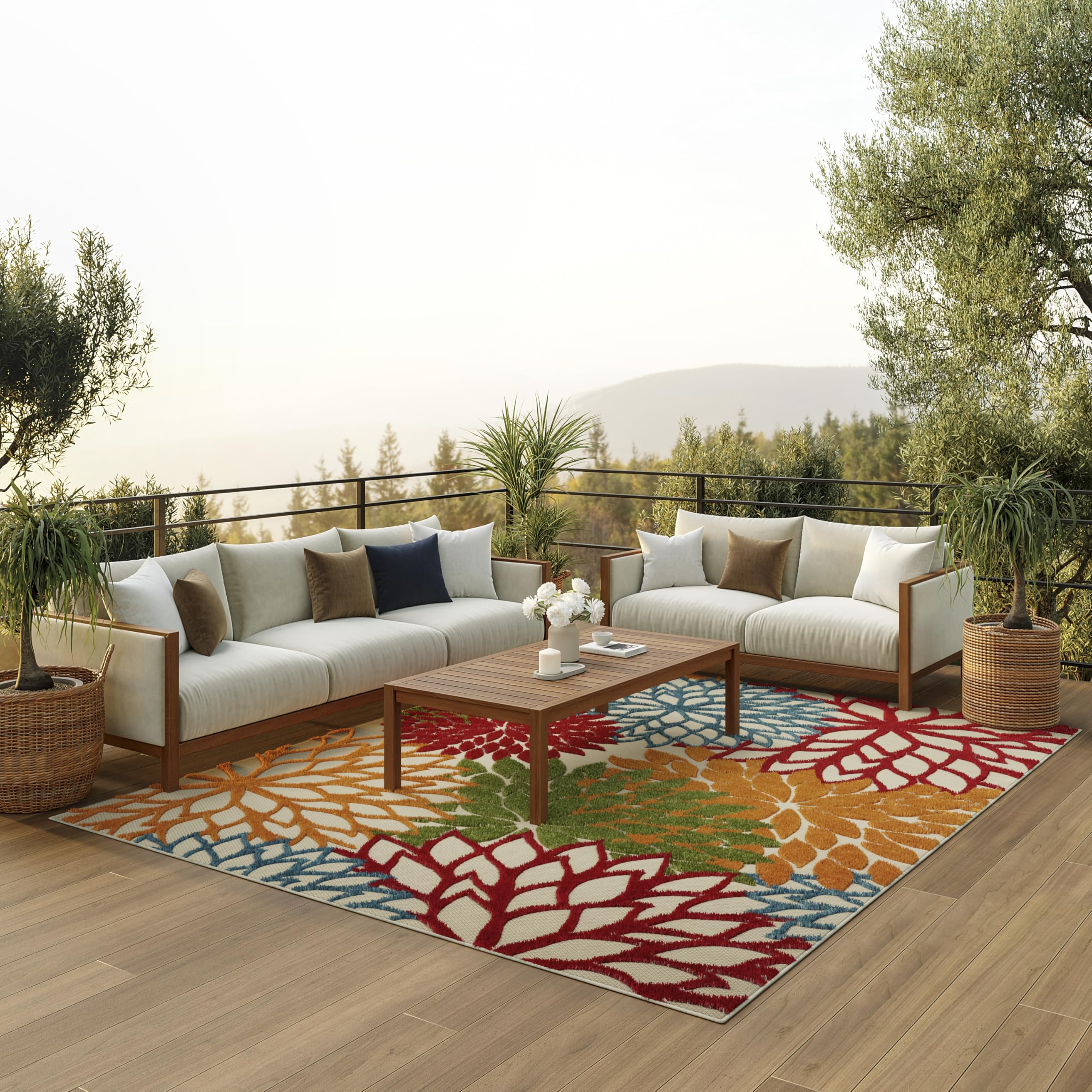 Nourison Aloha Outdoor Rug (9x12)