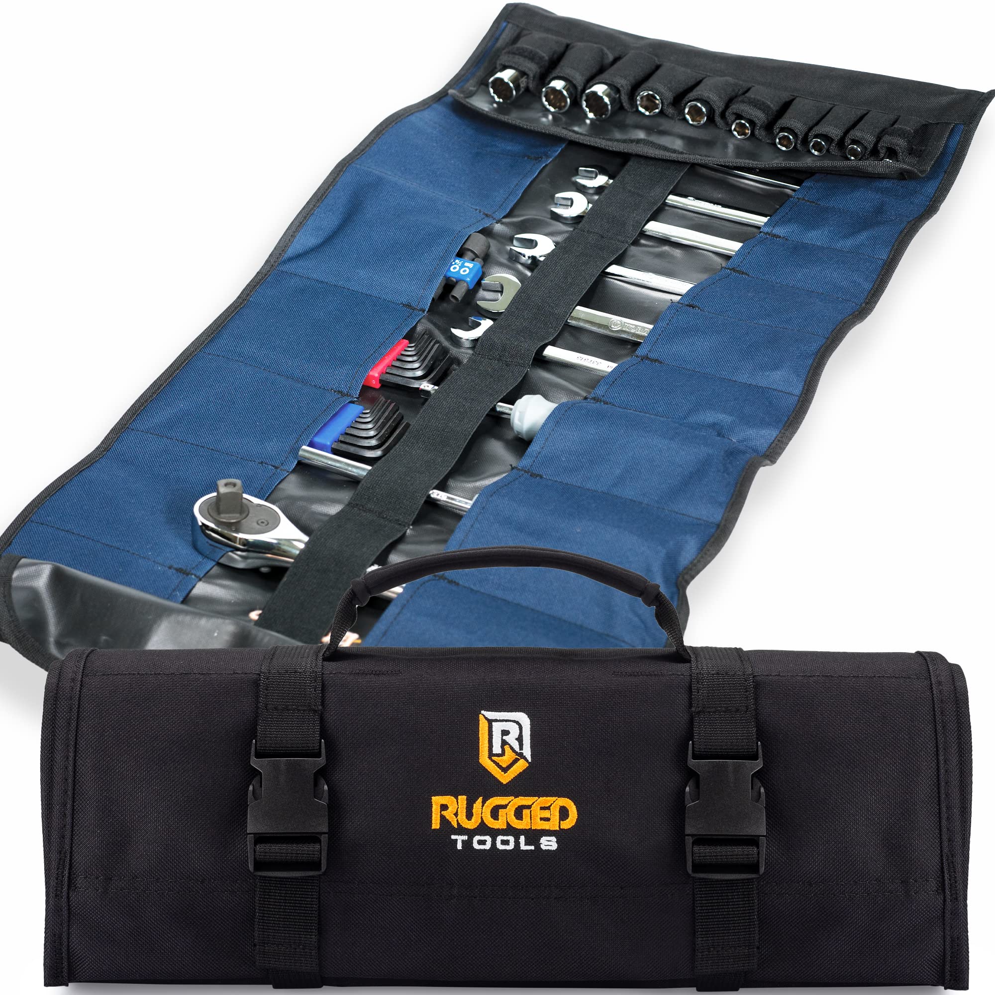 Rugged Tool 32-Pocket Tool Roll